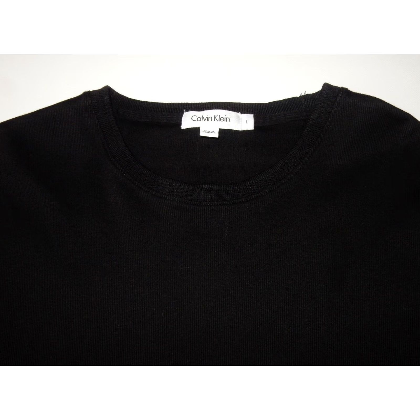 Calvin Klein Calvin Klein Men's T-Shirt L Short Sleeve Black Cotton Shirt Mens Size L Size US L / EU 52-54 / 3 - 2 Thumbnail