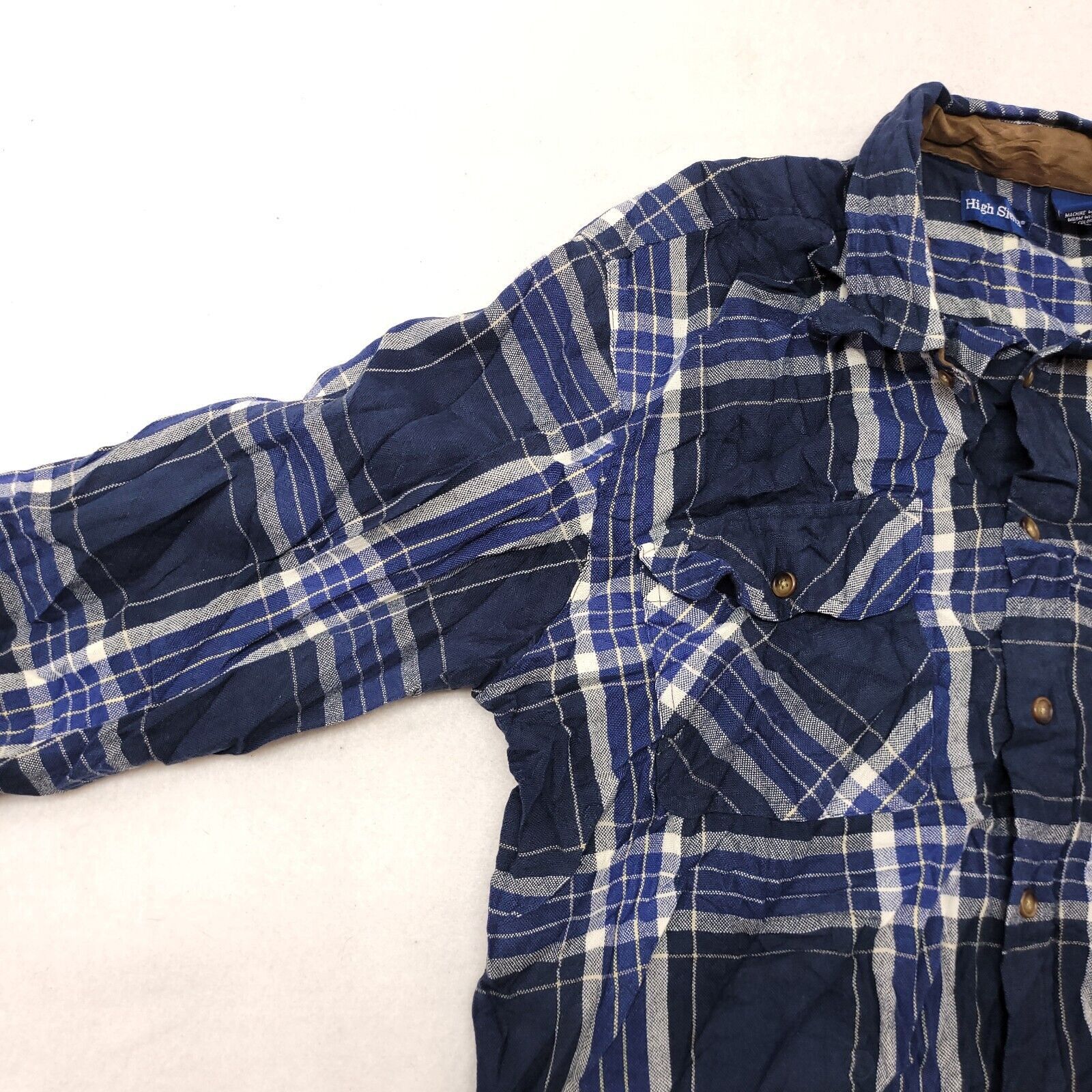 High Sierra High Sierra Tartan Flannel Shirt Mens Size Medium Blue White Size US M / EU 48-50 / 2 - 4 Thumbnail