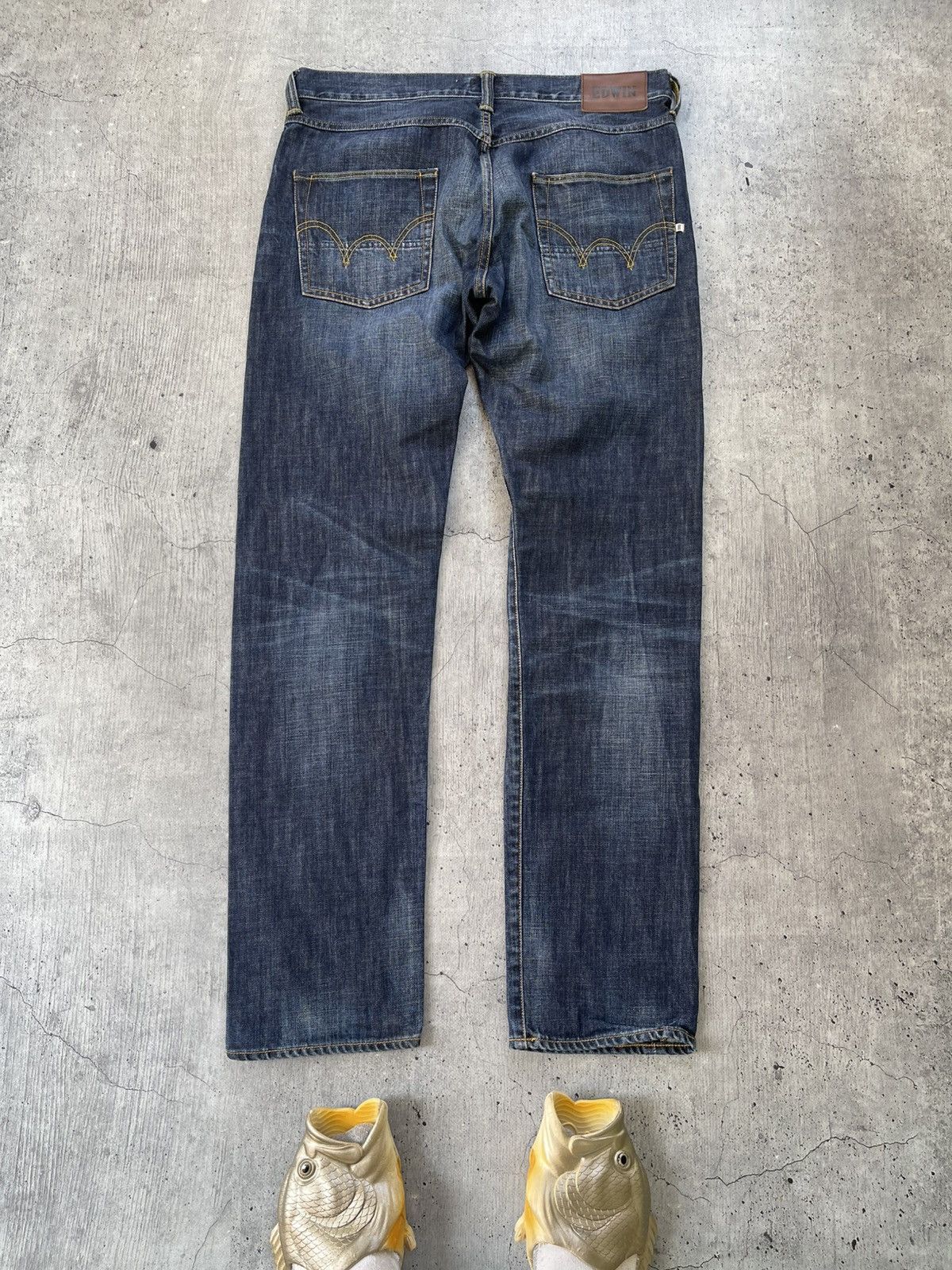 Edwin Crazy Vintage Y2K Edwin Jeans Tokyo Japanese Denim Baggy Size US 34 / EU 50 - 1 Thumbnail