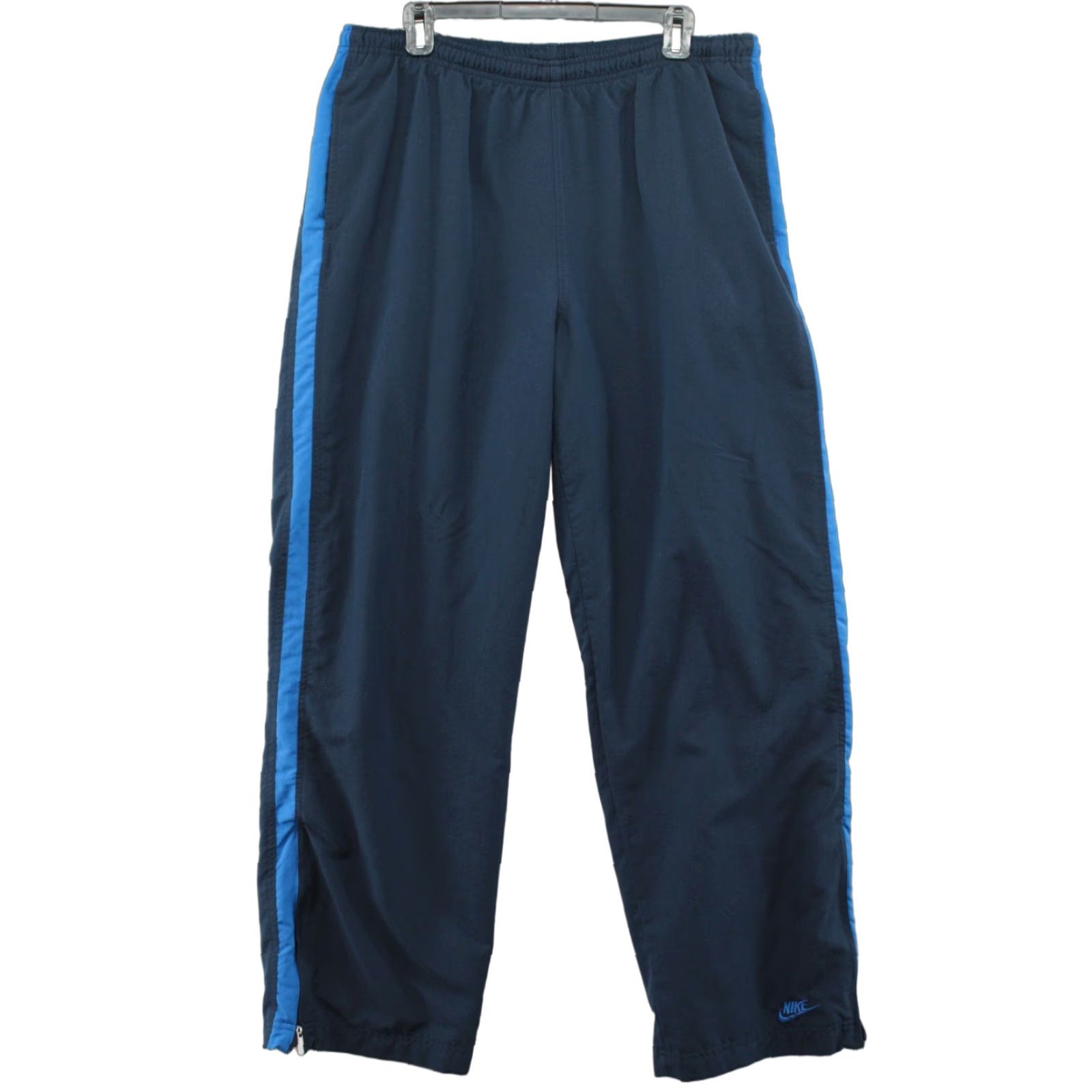 Nike Nike Fleece Lined Warm Up Pants Men's XL Blue Running Training Athleisure Size US 36 / EU 52 - 1 Thumbnail