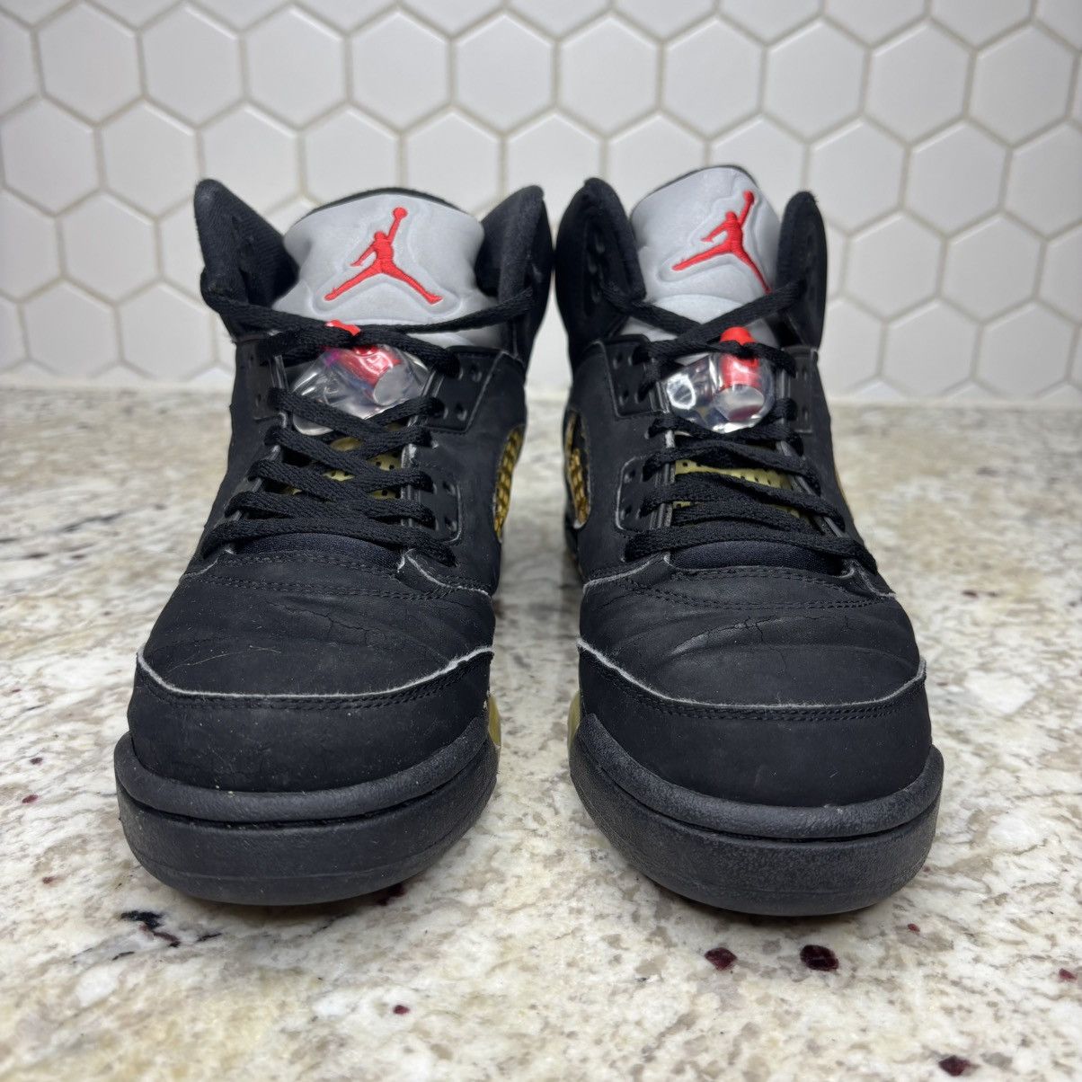 Jordan Brand Size 6y-Jordan 5 Metallic 2006 Gs Worn W/Box Size US 6 / EU 39 - 4 Thumbnail