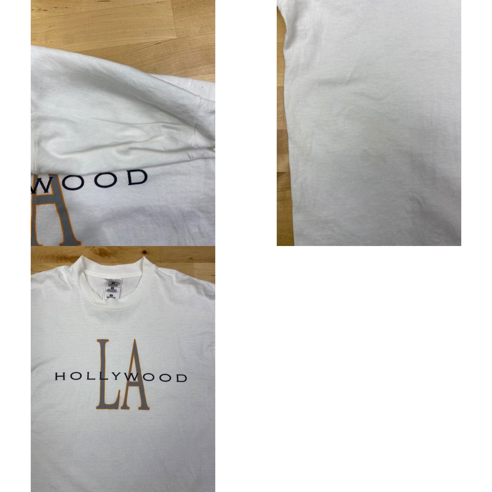 Fruit Of The Loom VINTAGE California LA Fruit of the Loom T-Shirt M White Short Sleeve Crew Neck Men Size US M / EU 48-50 / 2 - 8 Thumbnail