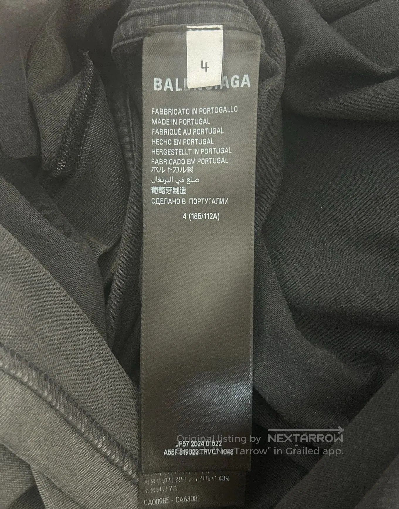 Balenciaga Balenciaga SS25 Georgia Night Longsleeve T-shirt. Size US XL / EU 56 / 4 - 3 Thumbnail