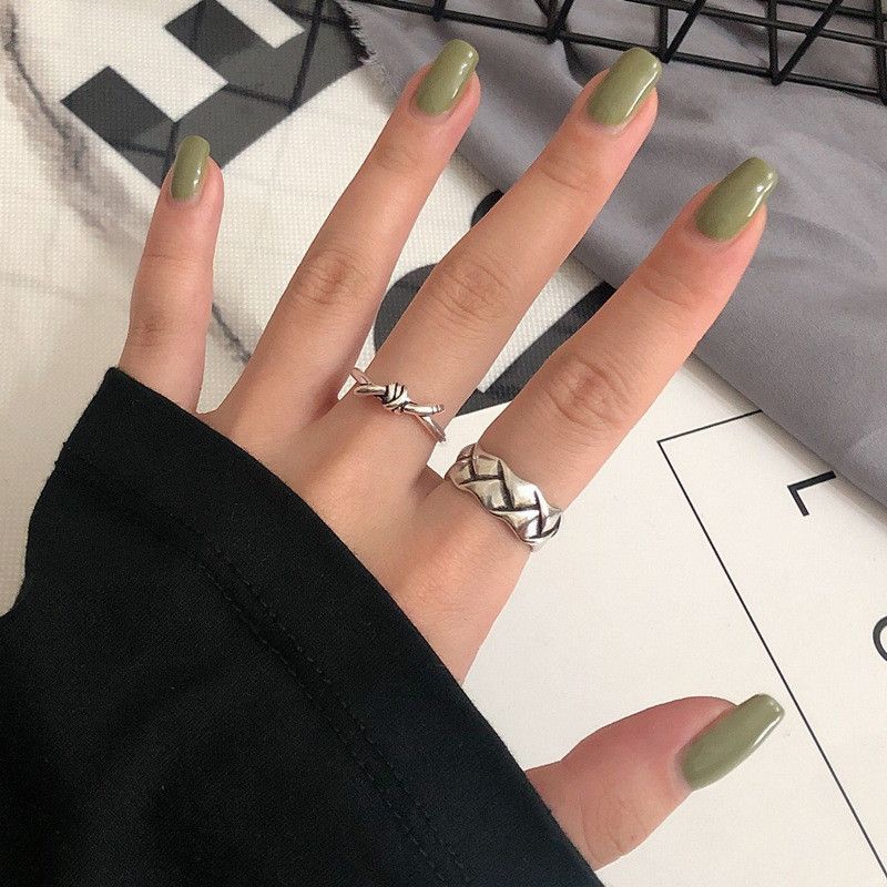Jewelry Modern Jewelry Rings Open Size Chrome Ring (Size 7-13) Size ONE SIZE - 4 Thumbnail