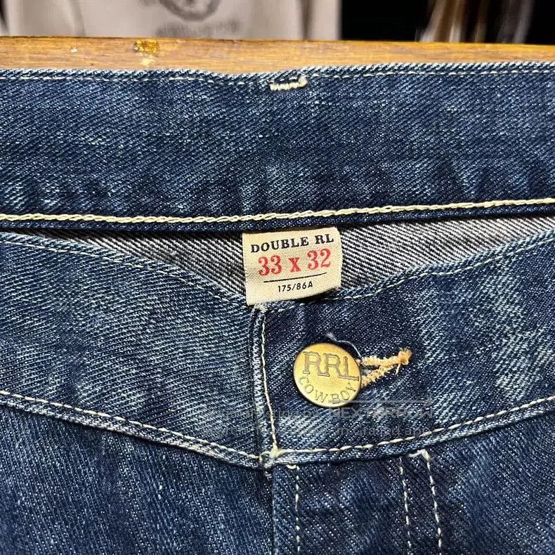 RRL Ralph Lauren RRL Distressed Denim Jeans. Size US 33 - 3 Thumbnail