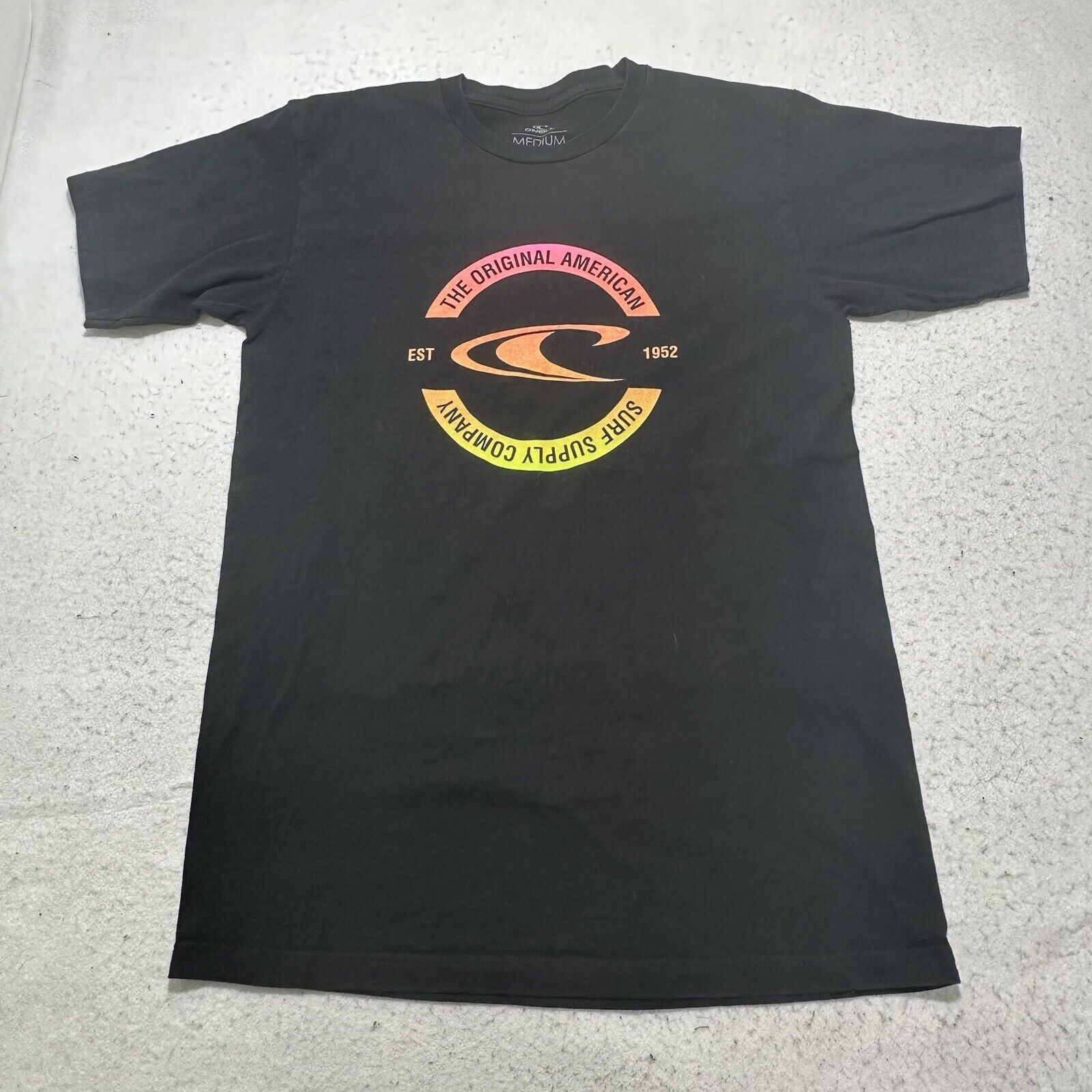 O'Neill O'Neill Medium Black Short Sleeve Graphic T Shirt Size US M / EU 48-50 / 2 - 1 Thumbnail