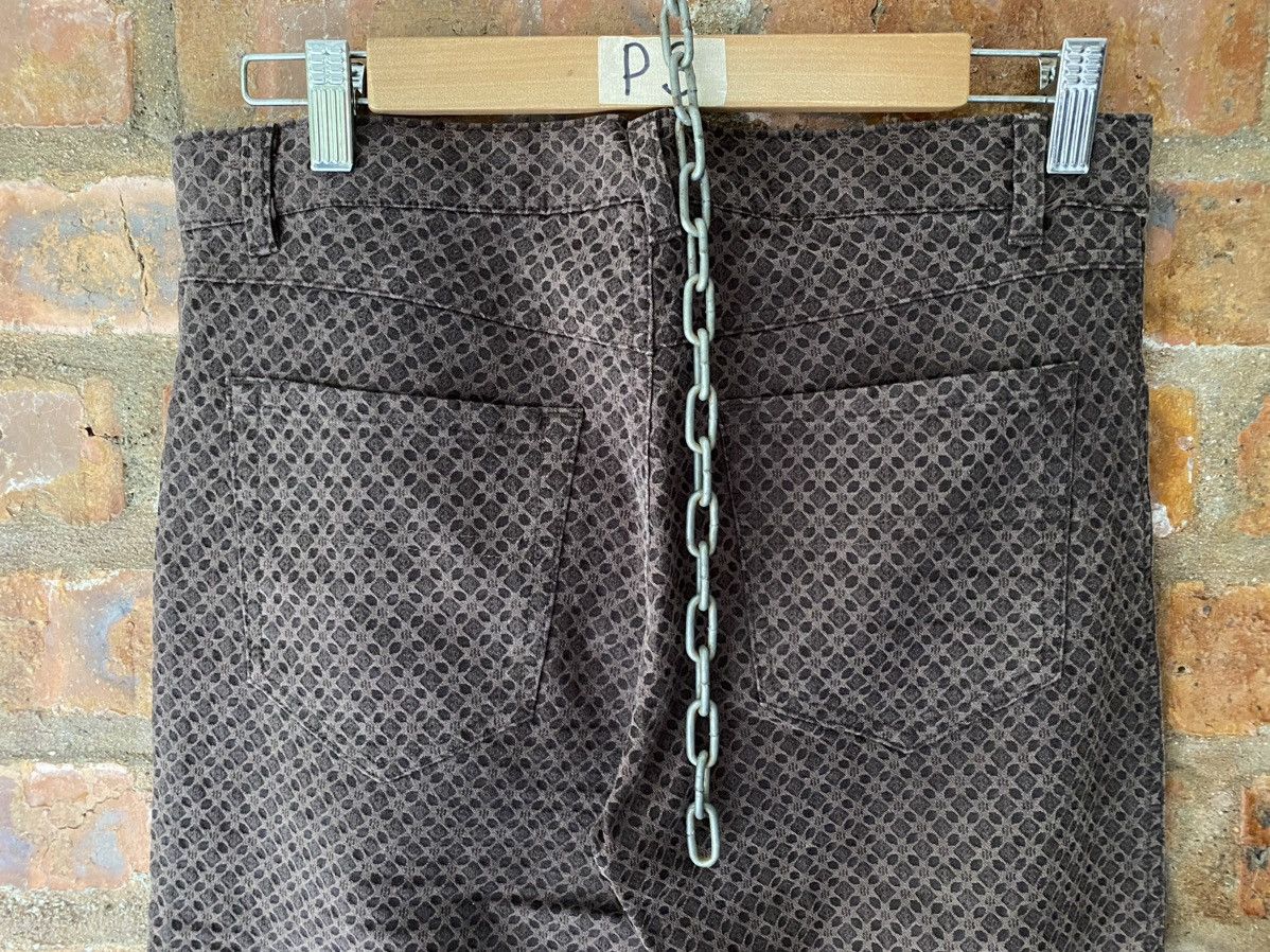 Katharine Hamnett London 2000s Hamnet Flare Texture Pants Size US 31 - 9 Thumbnail