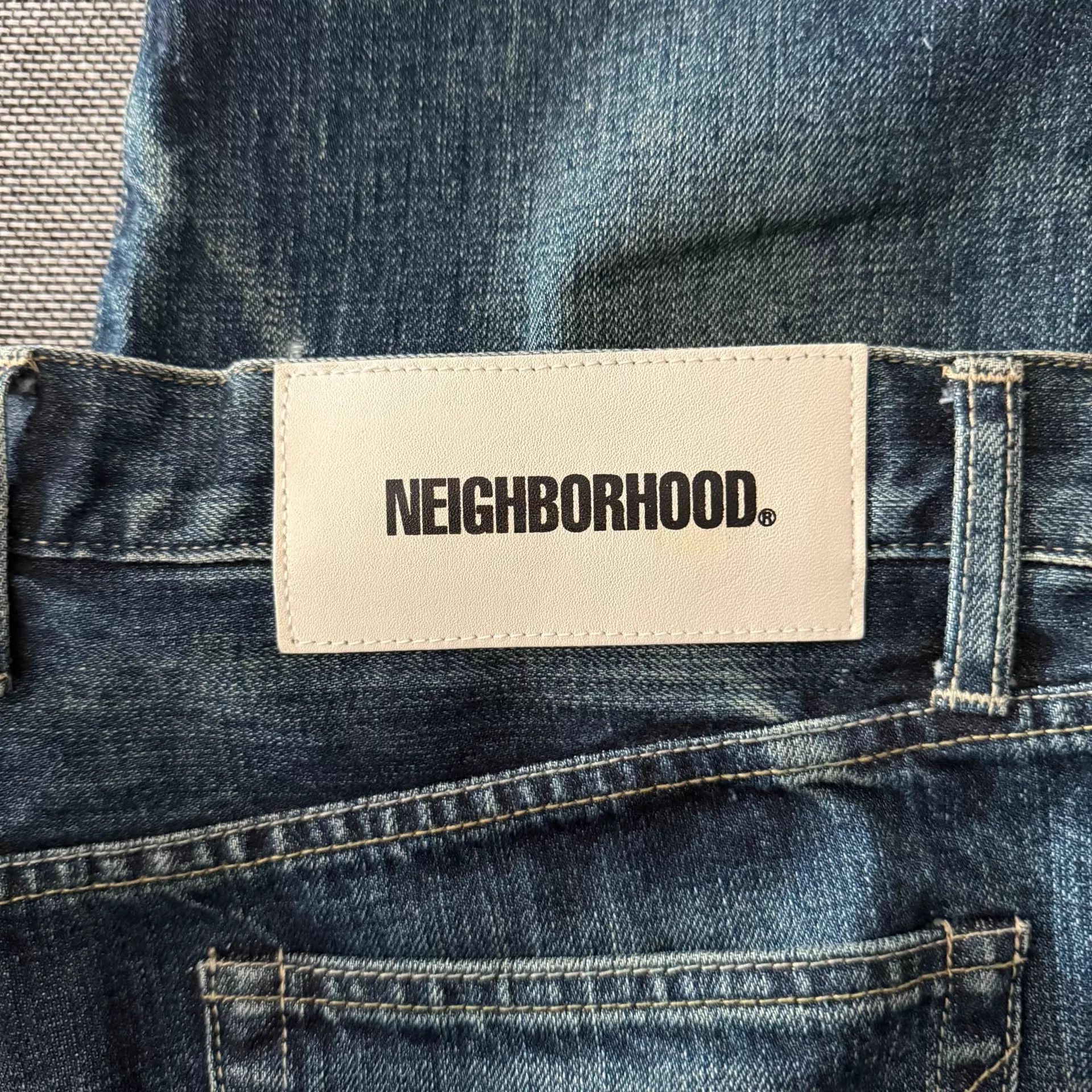 Neighborhood Neighborhood 24SS Dp-Mid Washed Denim Straight Jeans L Size US 34 / EU 50 - 7 Thumbnail