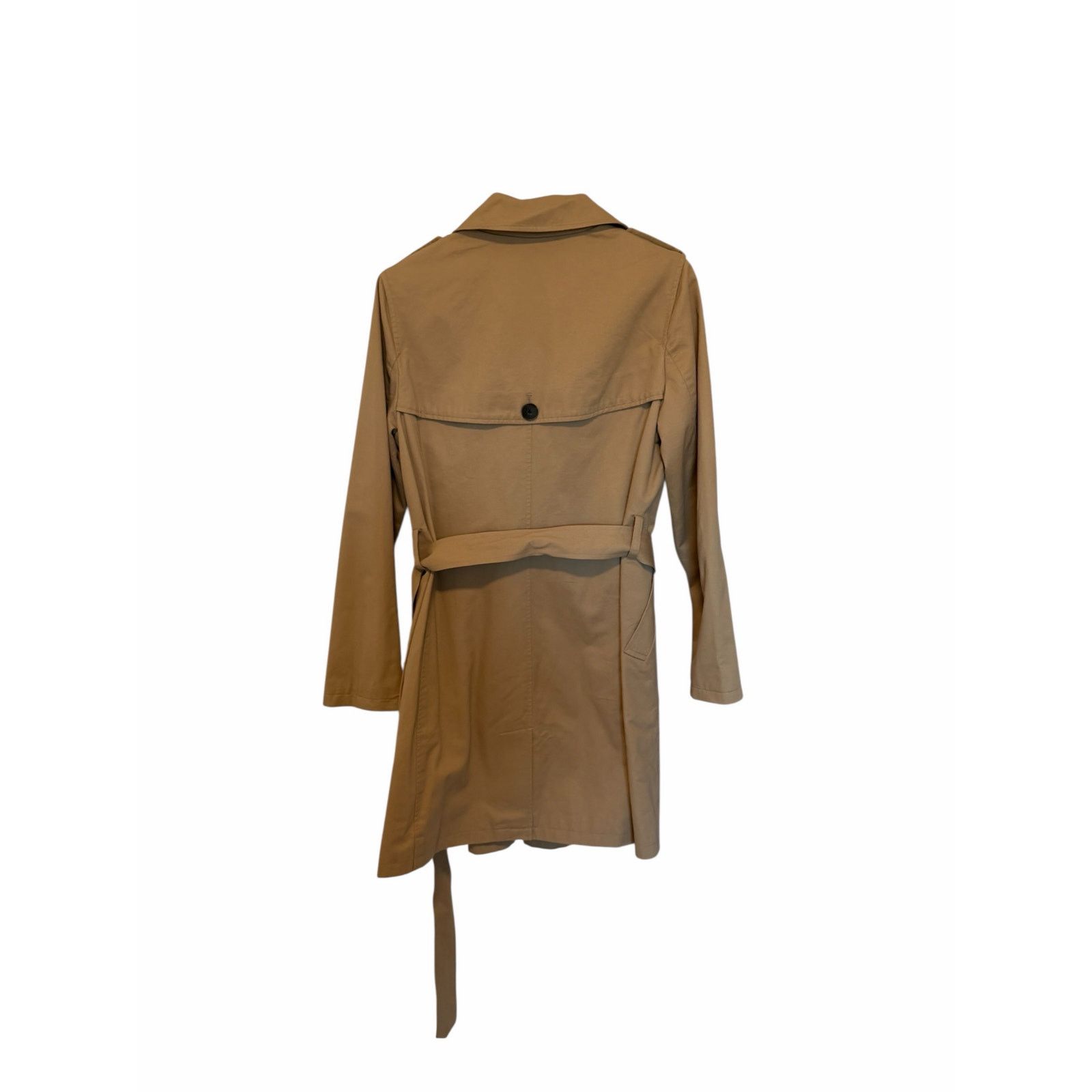 Old Navy Old Navy Tan Long Sleeve Button Water-Resistant Trench Coat Size S / US 4 / IT 40 - 9 Thumbnail