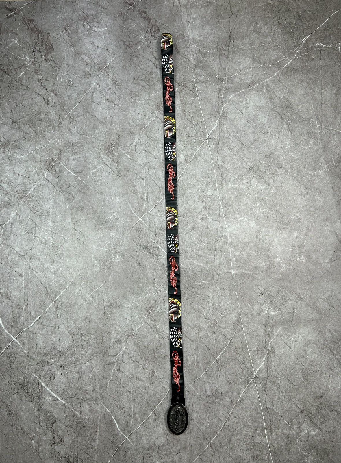 Ed Hardy Ed Hardy Overprint Belt Rhinestones Vintage Drip Y2K Size ONE SIZE - 9 Thumbnail