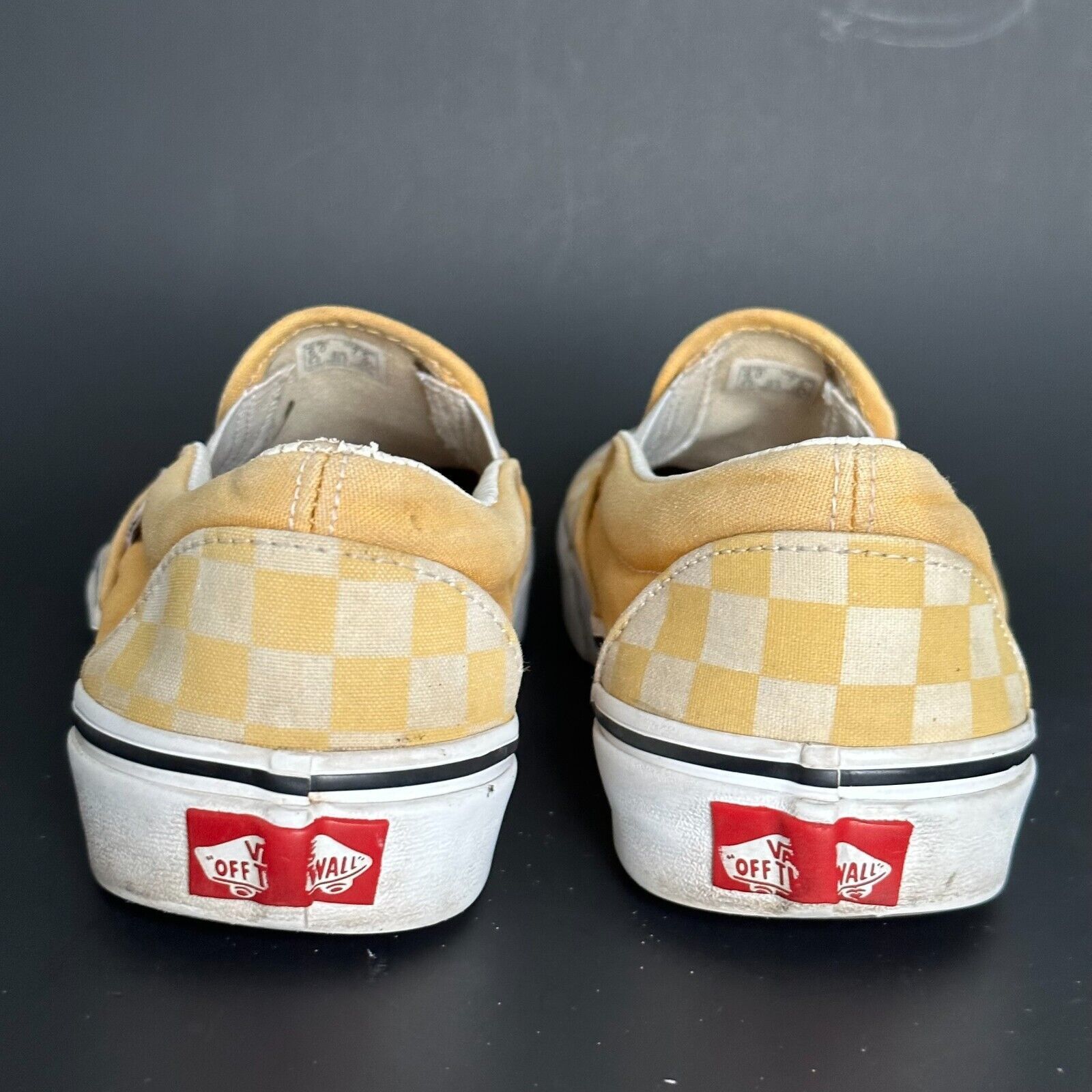 Vans VANS Classic Slip On Checker Yellow&White Men 6/Wo7.5 Skater Size US 6 / EU 39 - 6 Thumbnail