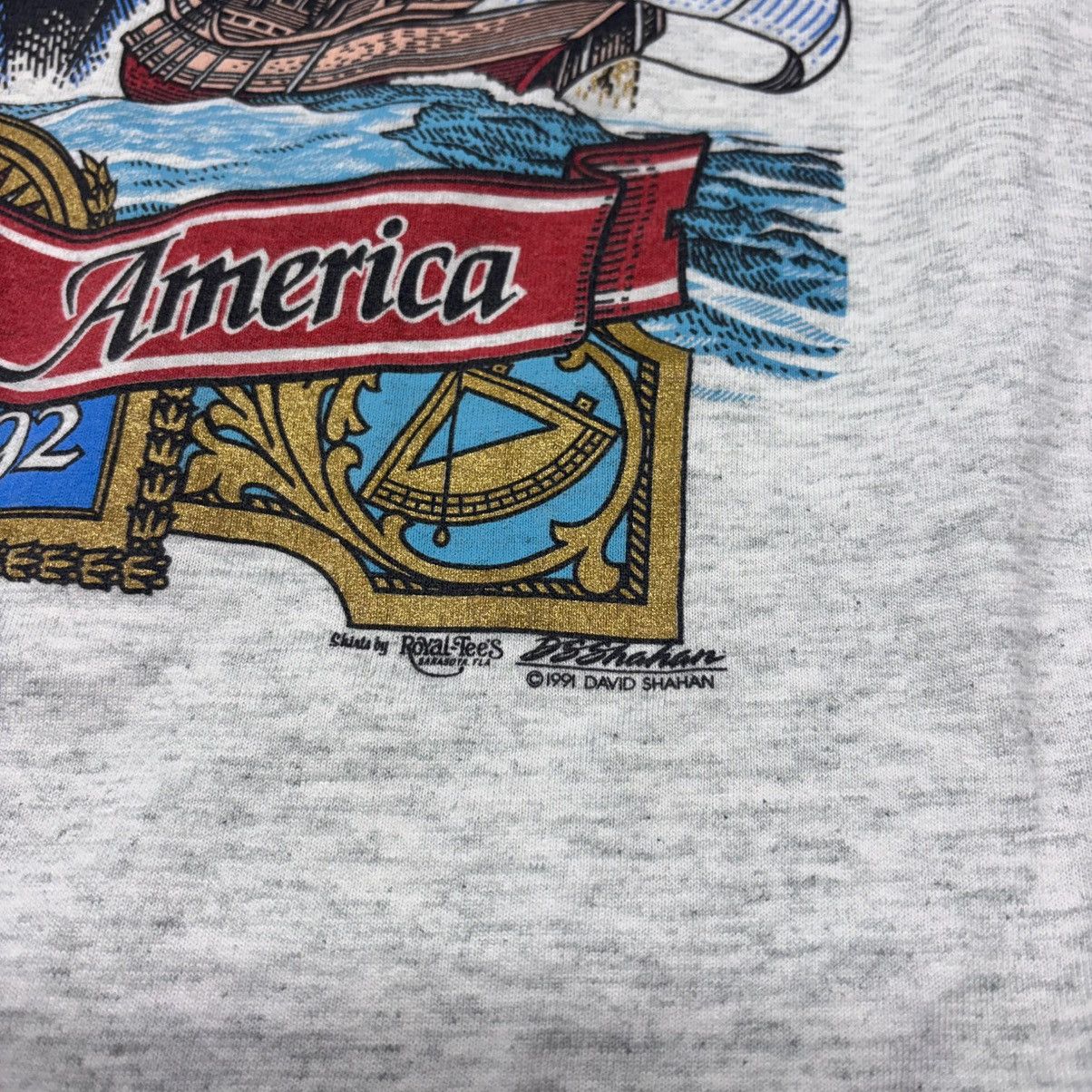 Other 1992 vintage Christopher Columbus tshirt Size US S / EU 44-46 / 1 - 3 Thumbnail