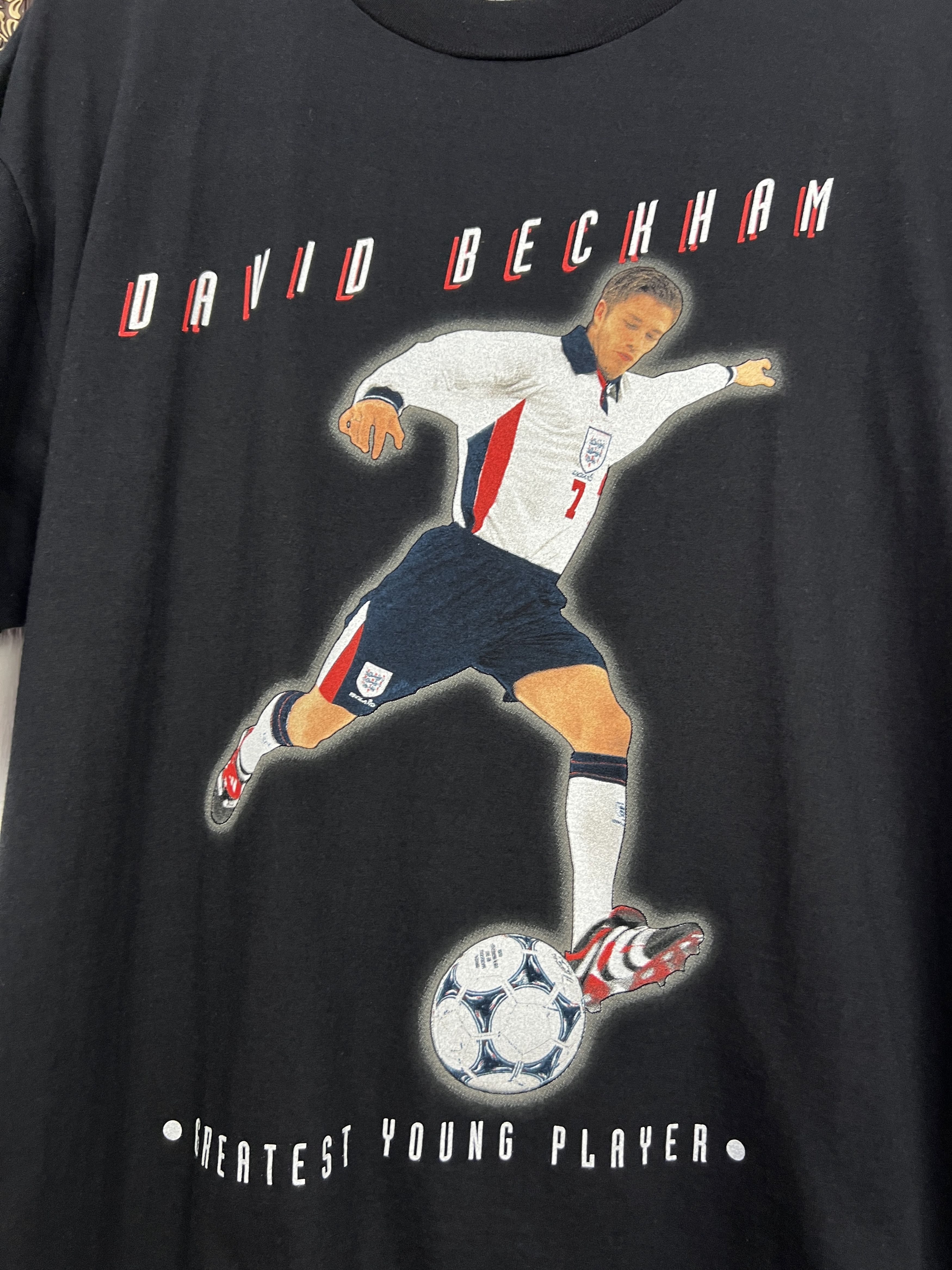 Adidas Vintage 90's Adidas England David Beckham Football Shirt Size US S / EU 44-46 / 1 - 3 Thumbnail