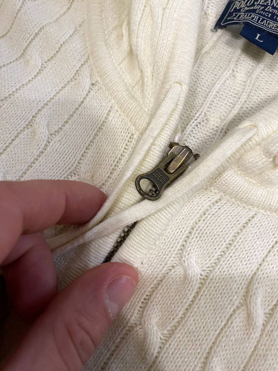 Polo Ralph Lauren Polo Ralph Lauren Cable Knit Zip Hoodie Size L / US 10 / IT 46 - 6 Thumbnail