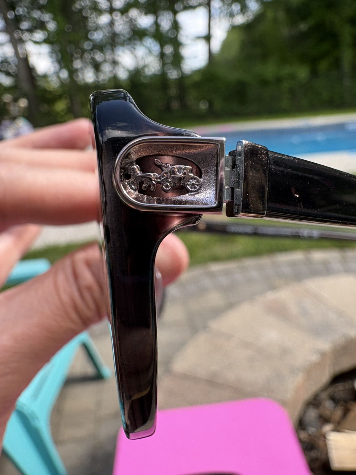 Coach Black Coach Sunglasses Size ONE SIZE - 5 Thumbnail