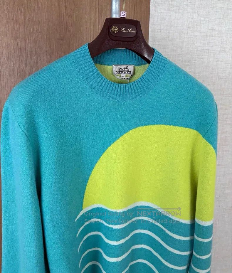 Hermes Hermes Men's Premium Knit Sweater Size US XL / EU 56 / 4 - 2 Thumbnail