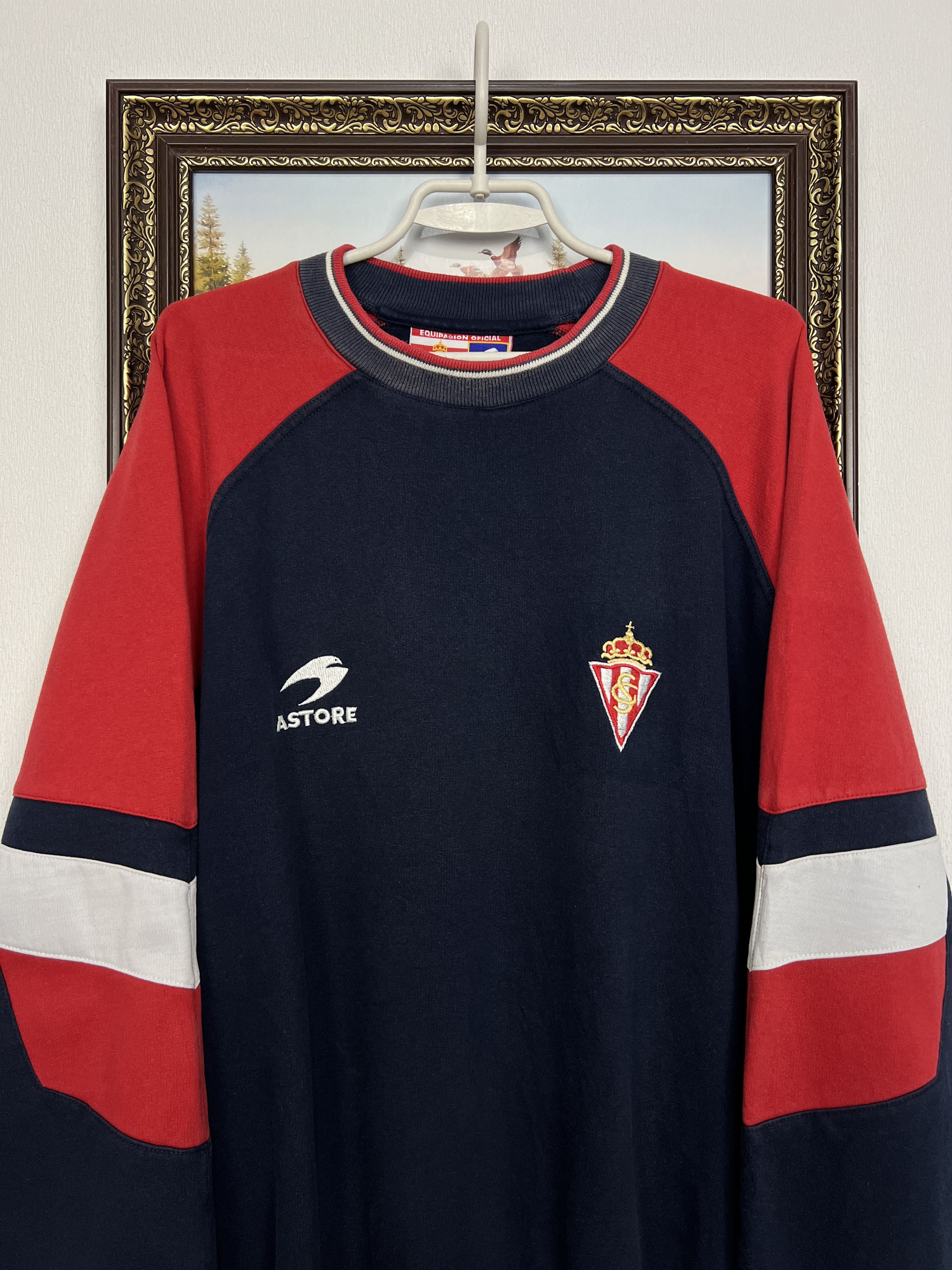Vintage Sporting Gijon football Sweatshirt Rare Soccer Crewneck Size US XXL / EU 58 / 5 - 2 Thumbnail