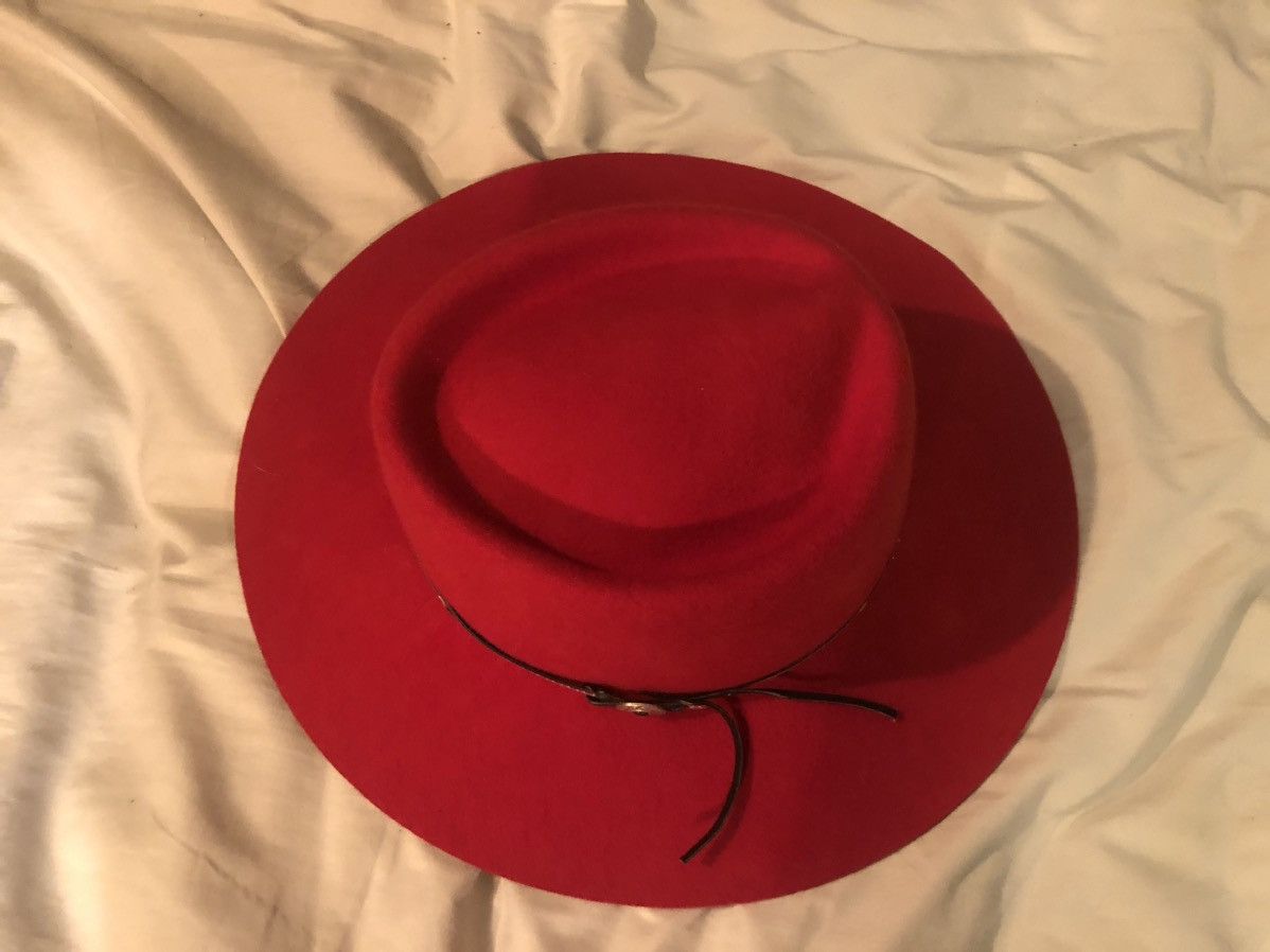 Vintage Red fedora Size ONE SIZE - 2 Thumbnail