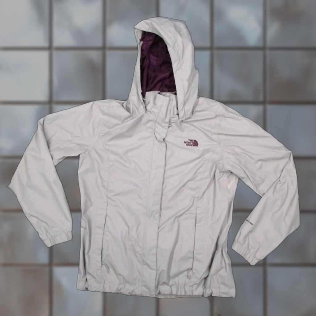 The North Face The North Face Jacket Women Large Gray Dryvent Full Zip Lightweight Hike Camp Size L / US 10 / IT 46 - 1 Thumbnail