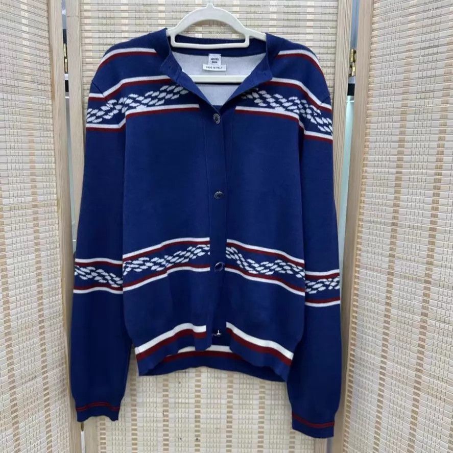 Hermes Hermès Cardigan 36 z Size XS / US 0-2 / IT 36-38 - 1 Thumbnail