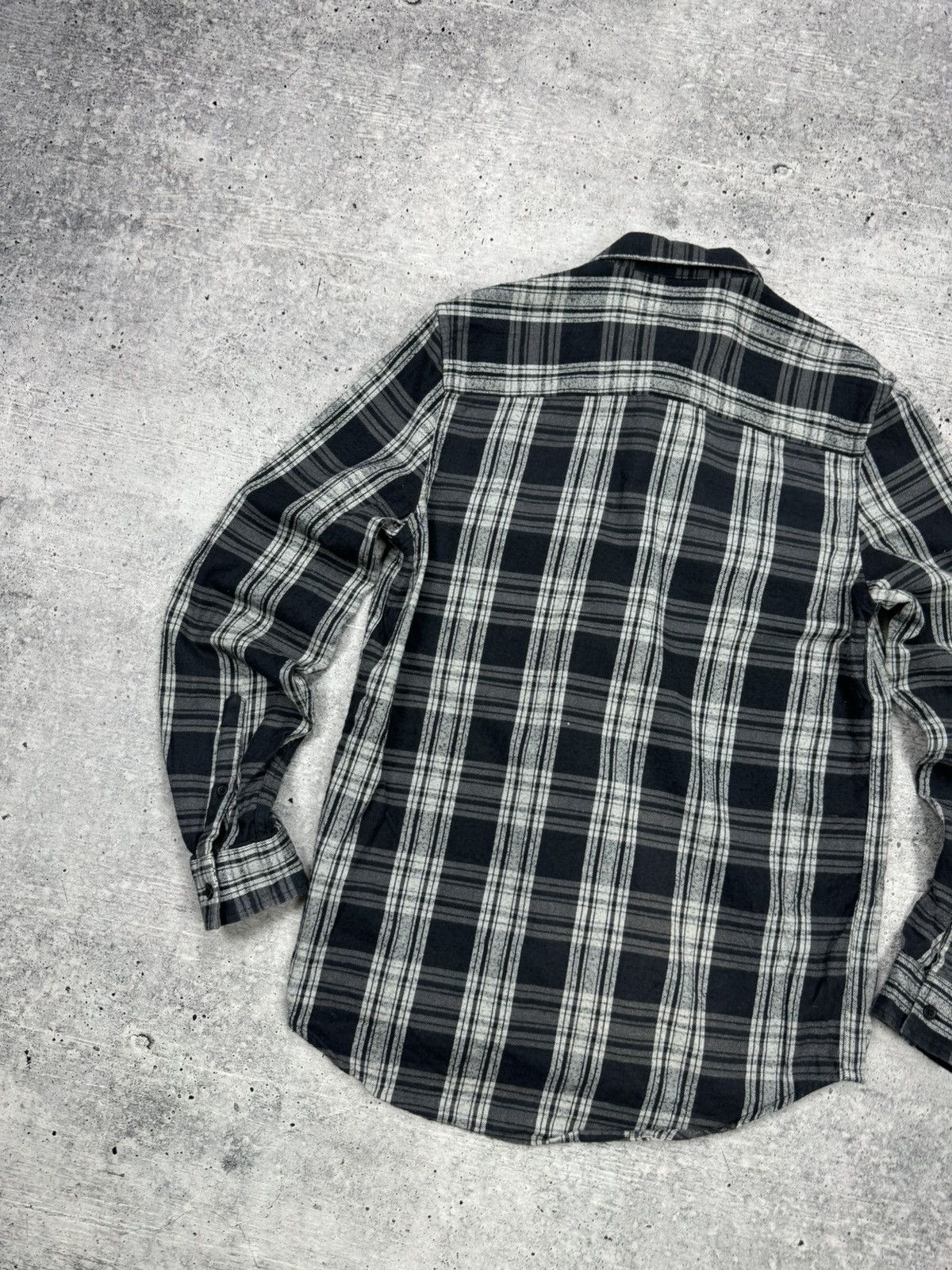 Flannel Vintage Y2K Plaid Flannel Checkered Shirt Travis Scott Style Size US S / EU 44-46 / 1 - 16 Thumbnail