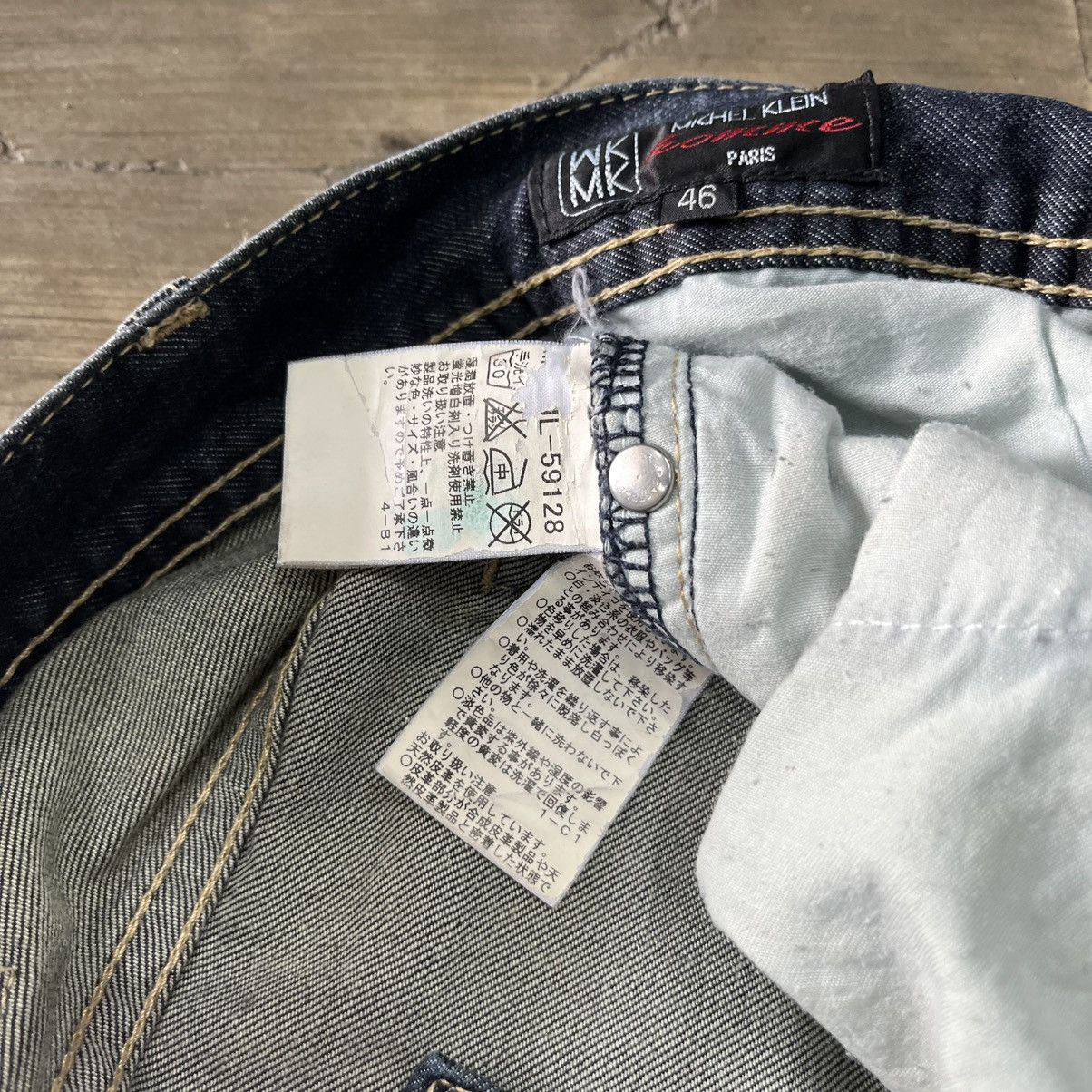 If Six Was Nine FLARED🔥Michel Klien Paris Utility Design Y2K Jeans/ifsixwa9 Size US 29 - 8 Thumbnail