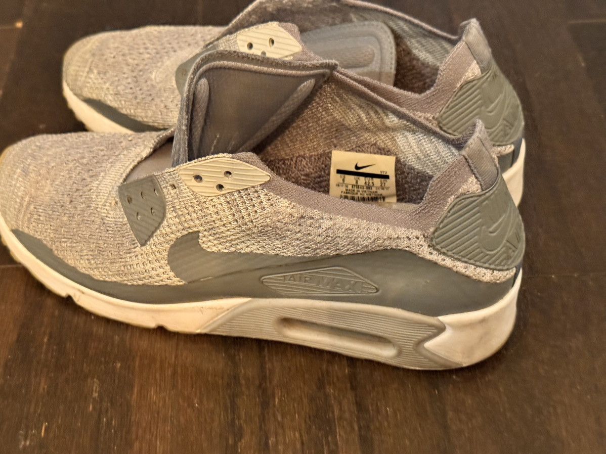 Nike AIR MAX 90 ULTRA 2.0 FLYKNIT 'PURE PLATINUM’ Size US 9 / EU 42 - 8 Thumbnail