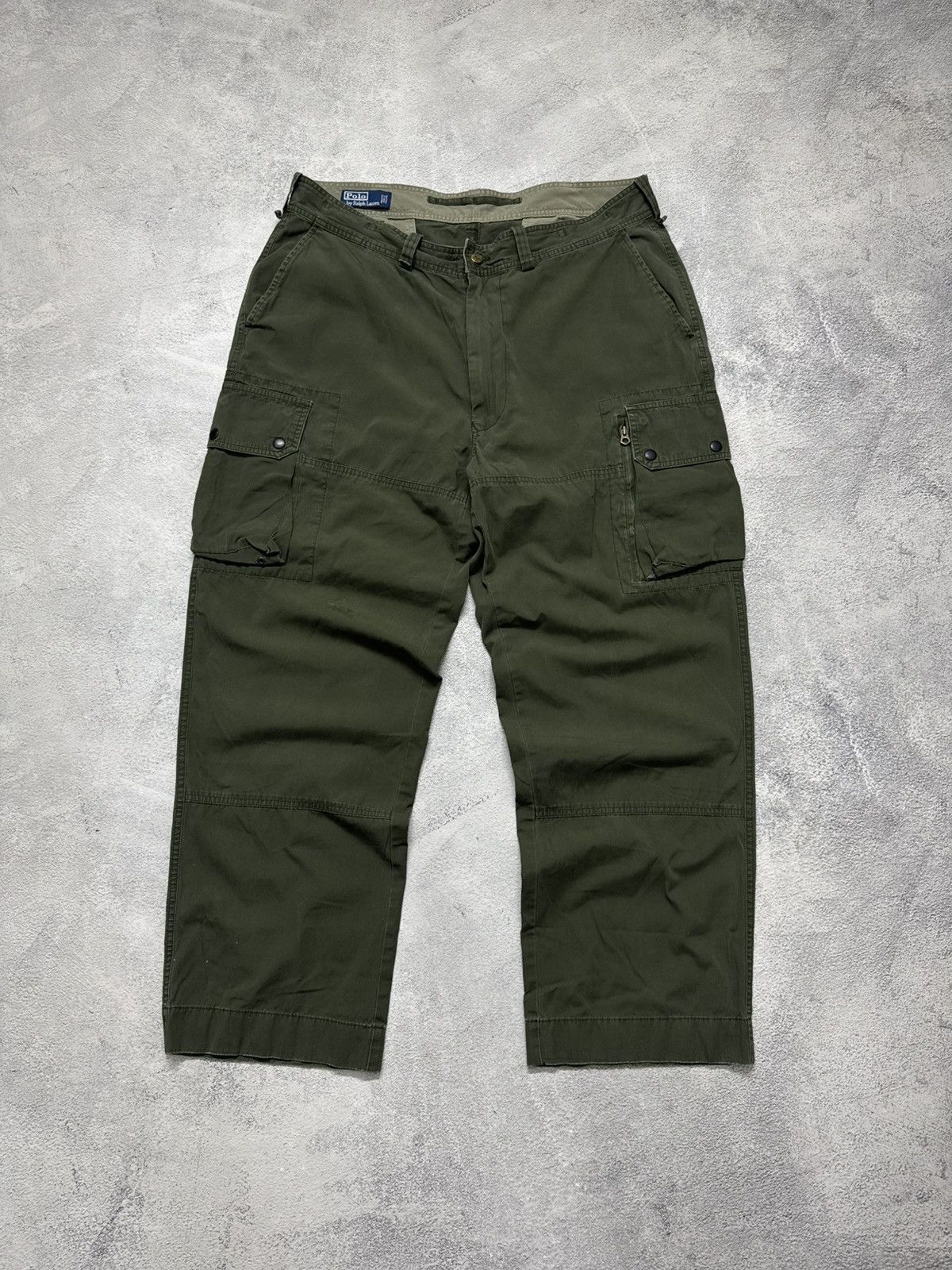 Polo Ralph Lauren Vintage Y2k Cargo Pocket Pants Polo by Ralph Lauren 00’s Size US 40 / EU 56 - 2 Thumbnail