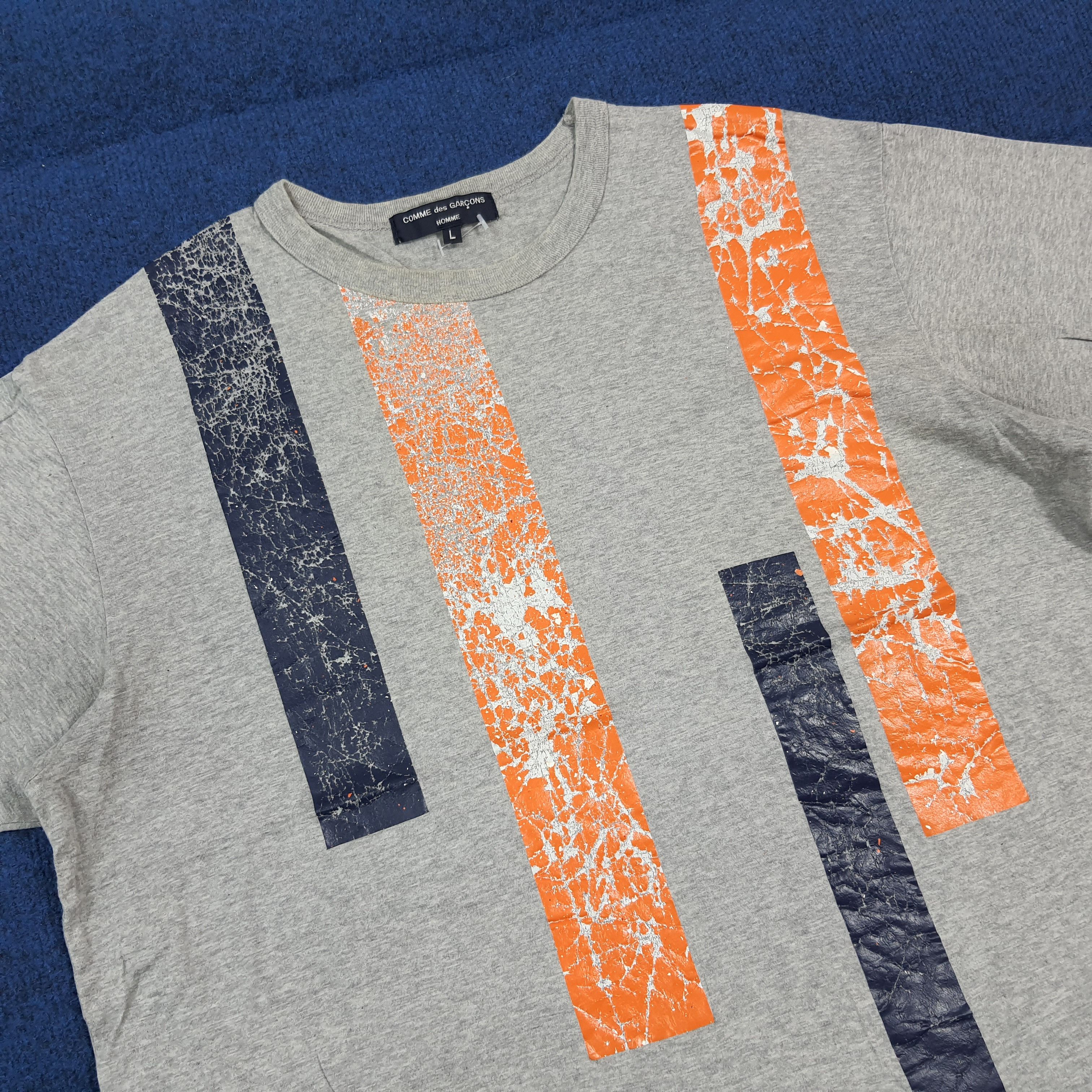Comme des Garcons Homme Vintage Comme Des Garcons Homme Tshirt C299N16 Size US L / EU 52-54 / 3 - 2 Thumbnail