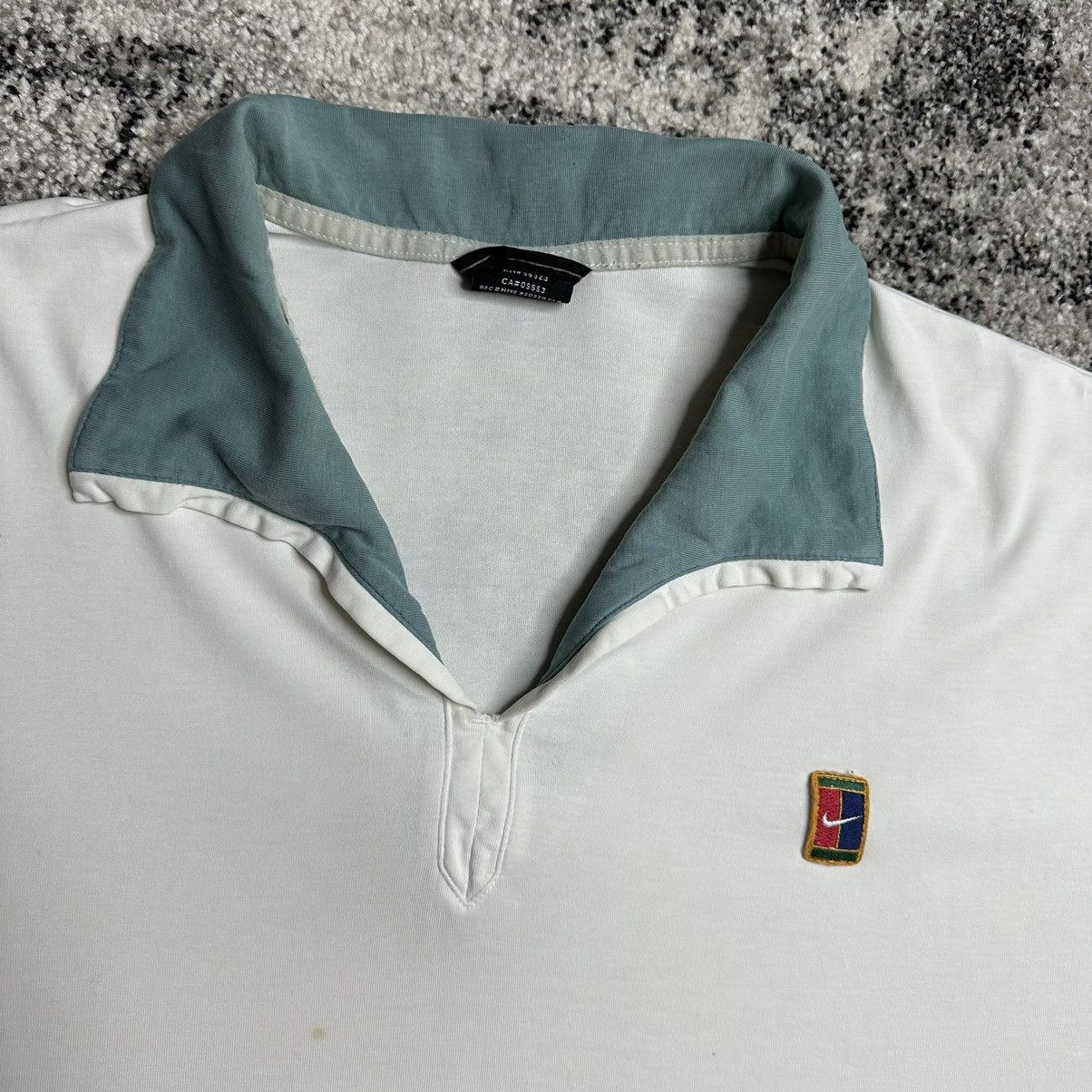 Vintage Nike Vintage StreetWear Rare Y2K T-shirt Polo 90s Size US XL / EU 56 / 4 - 2 Thumbnail