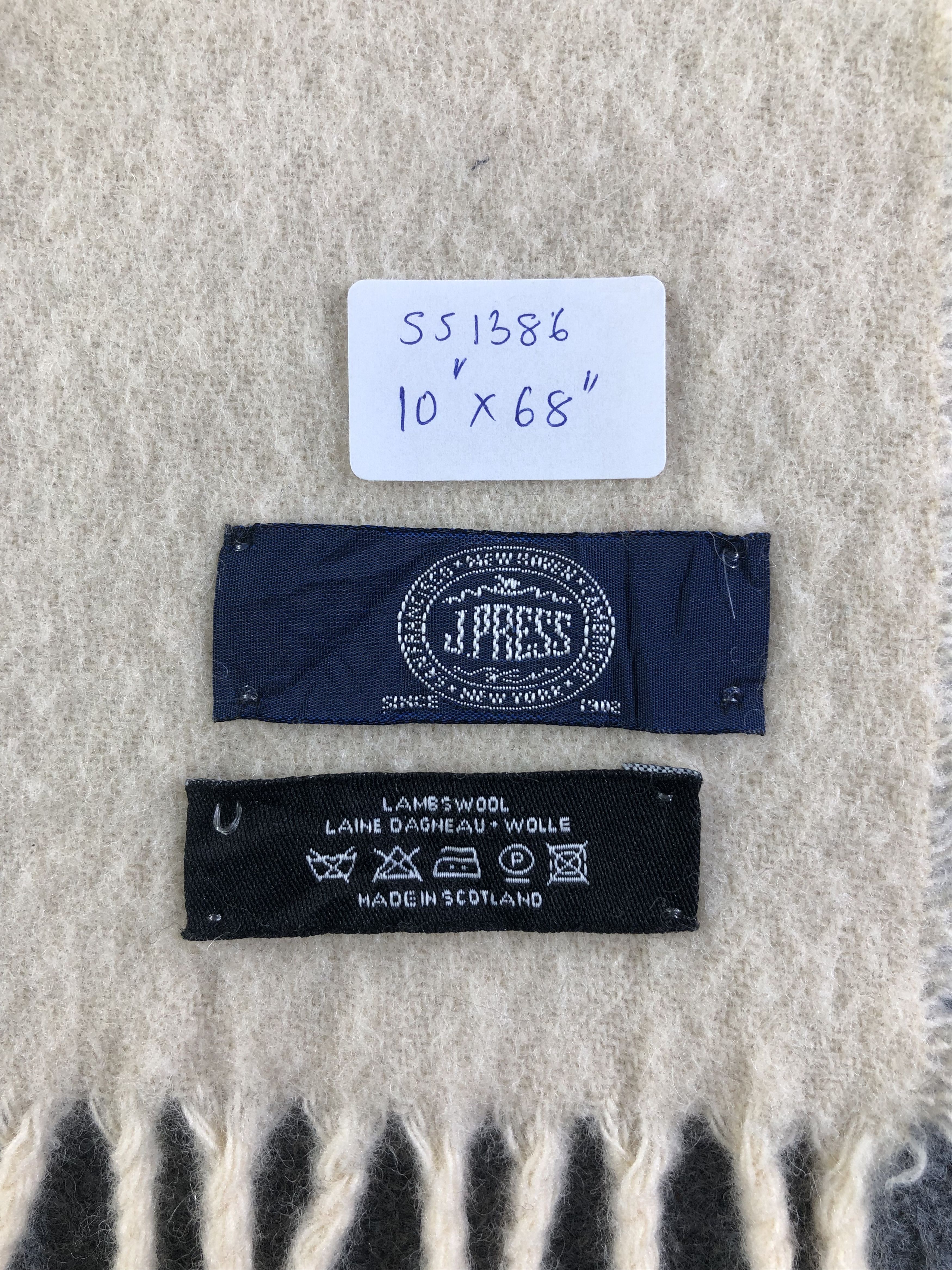 J. Press J.Press Scarf / Muffler / Neckwear SS1386 Size ONE SIZE - 4 Thumbnail