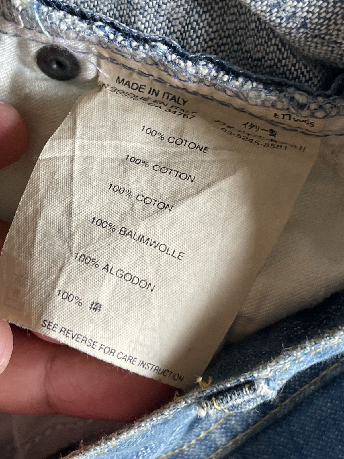 Miu Miu Miu Miu Broken Twill Bootcut Flare Jeans Size 28" / US 6 / IT 42 - 14 Thumbnail