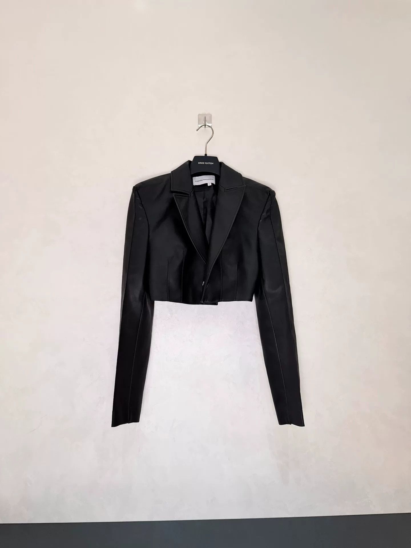 Aleksandre Akhalkatsishvili Aleksandre Akhalkatsishvili Black Leather Jacket Size S / US 4 / IT 40 - 1 Thumbnail