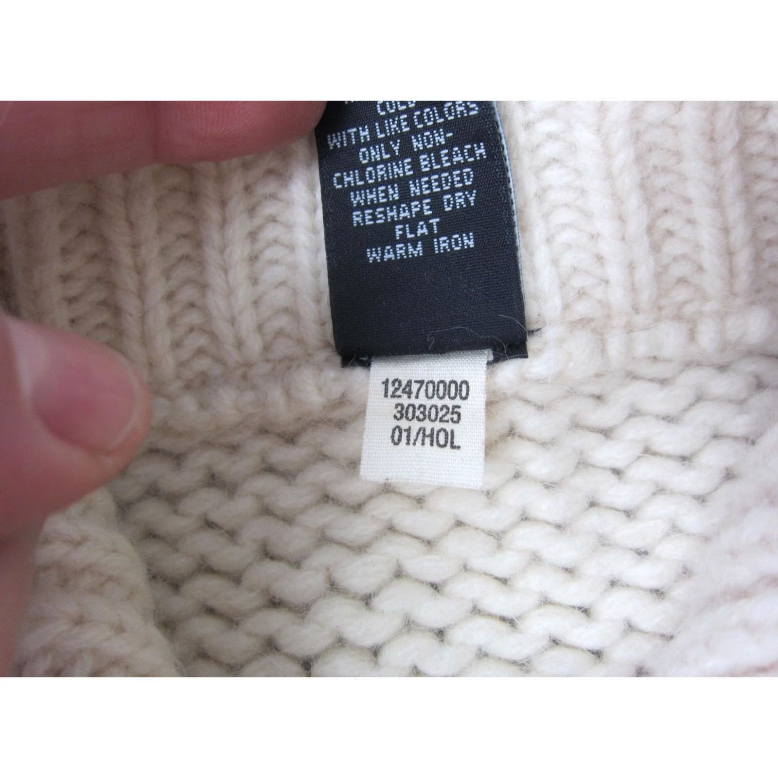 Gap VINTAGE Gap Sweater Cardigan Womens Small Creme Belted Wool Angora Y2K Ladies 90s Size S / US 4 / IT 40 - 4 Thumbnail