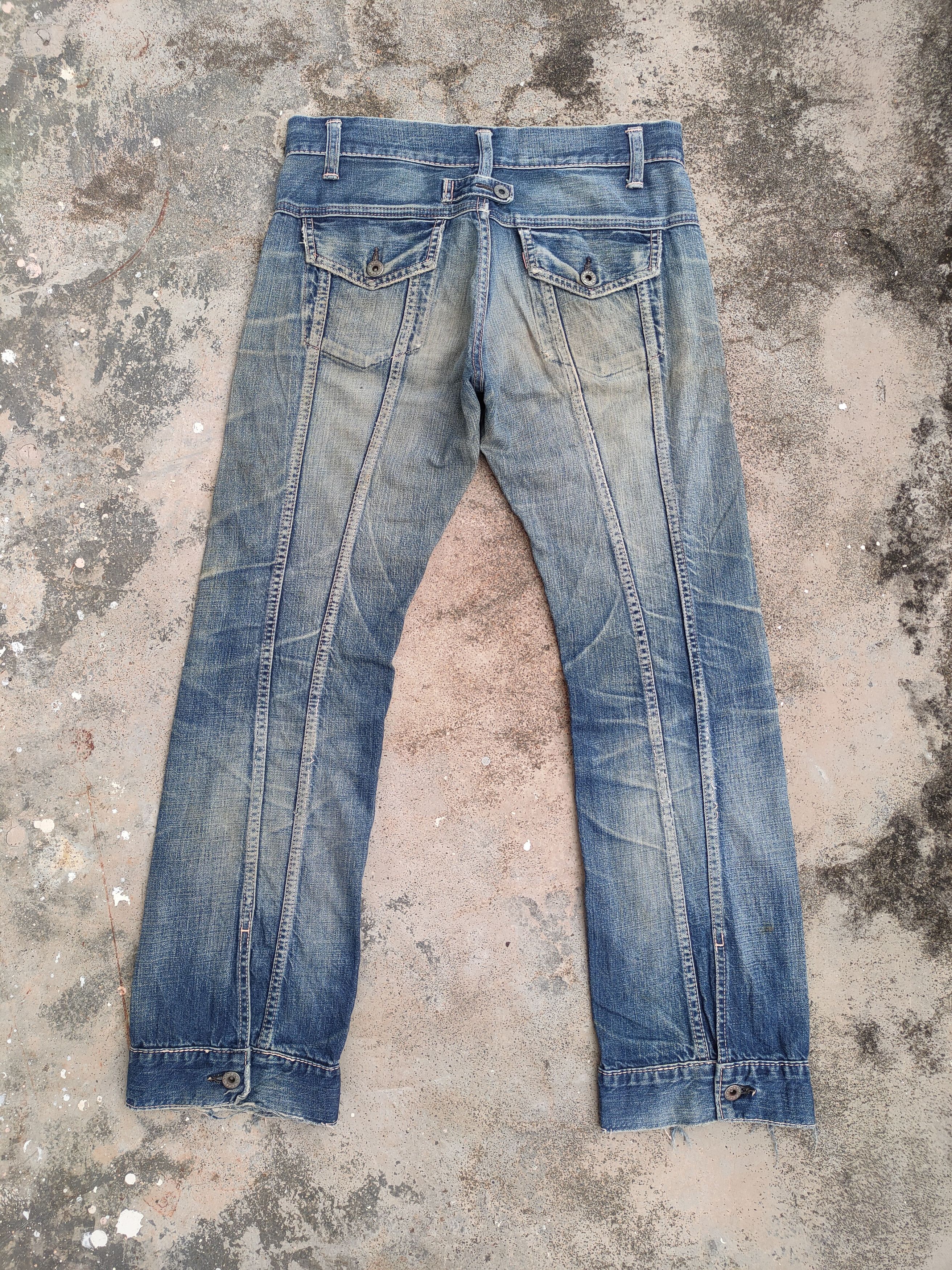 Vintage vintage rare John Bull faded Jean denim pants Size US 32 / EU 48 - 1 Thumbnail