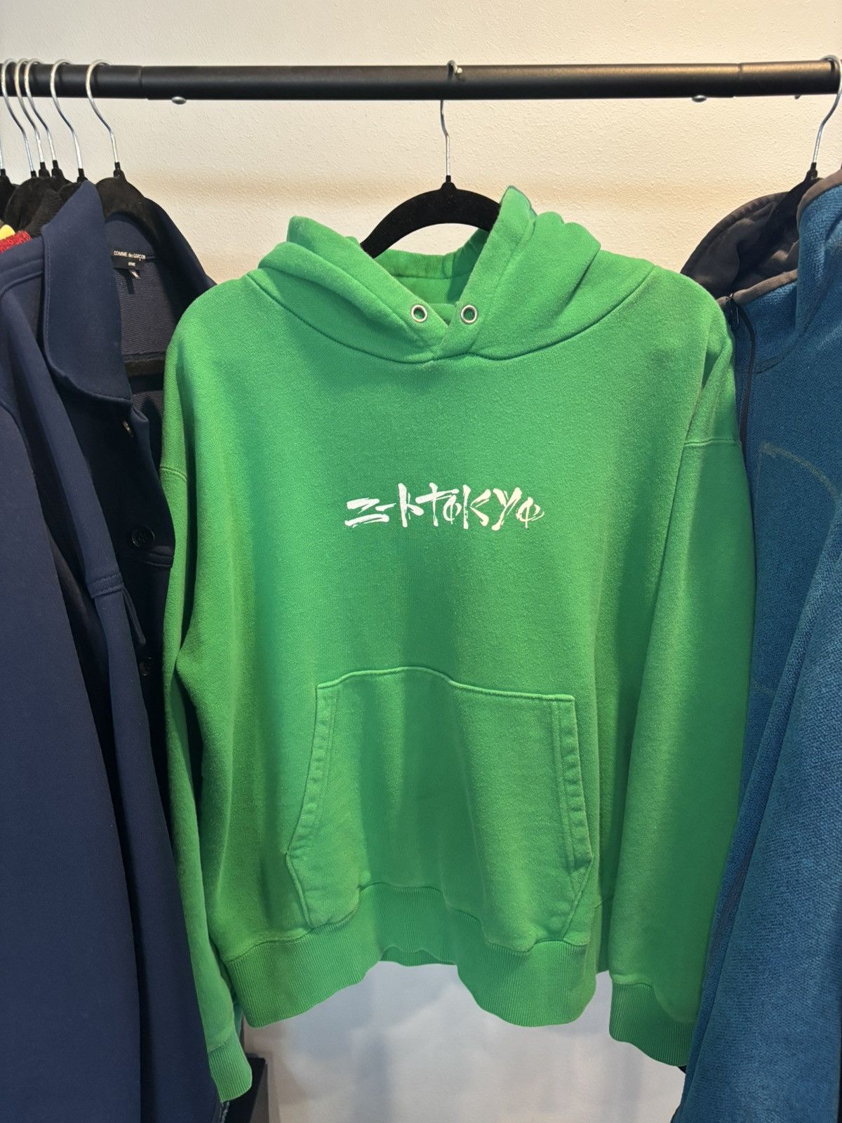 Japanese Brand Green Tokyo French Terry Hoodie 🍀 Size US L / EU 52-54 / 3 - 2 Thumbnail