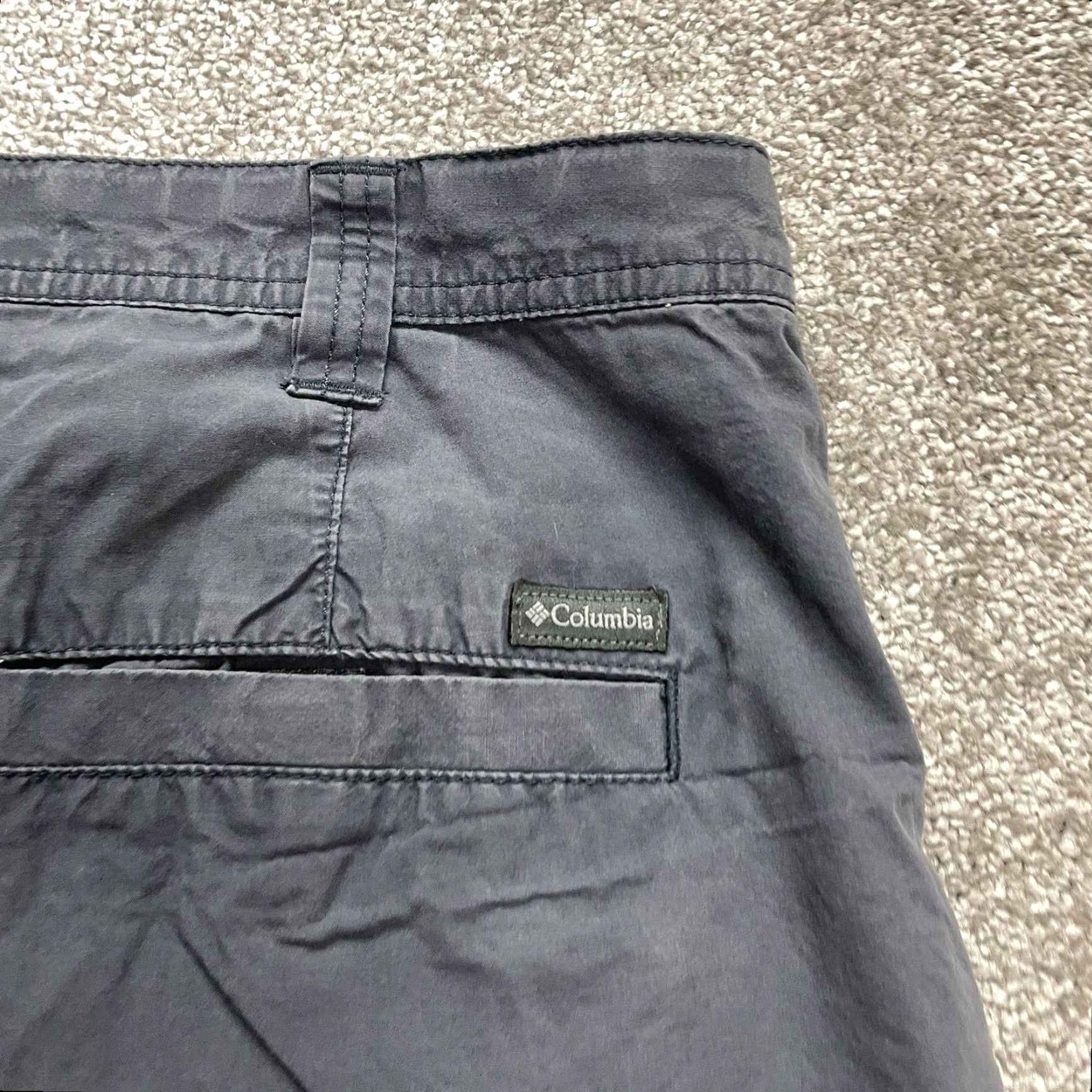 Vintage Columbia Chino Shorts Mens 38 Grey Flat Front Casual Outdoor Cotton Size US 38 / EU 54 - 7 Thumbnail