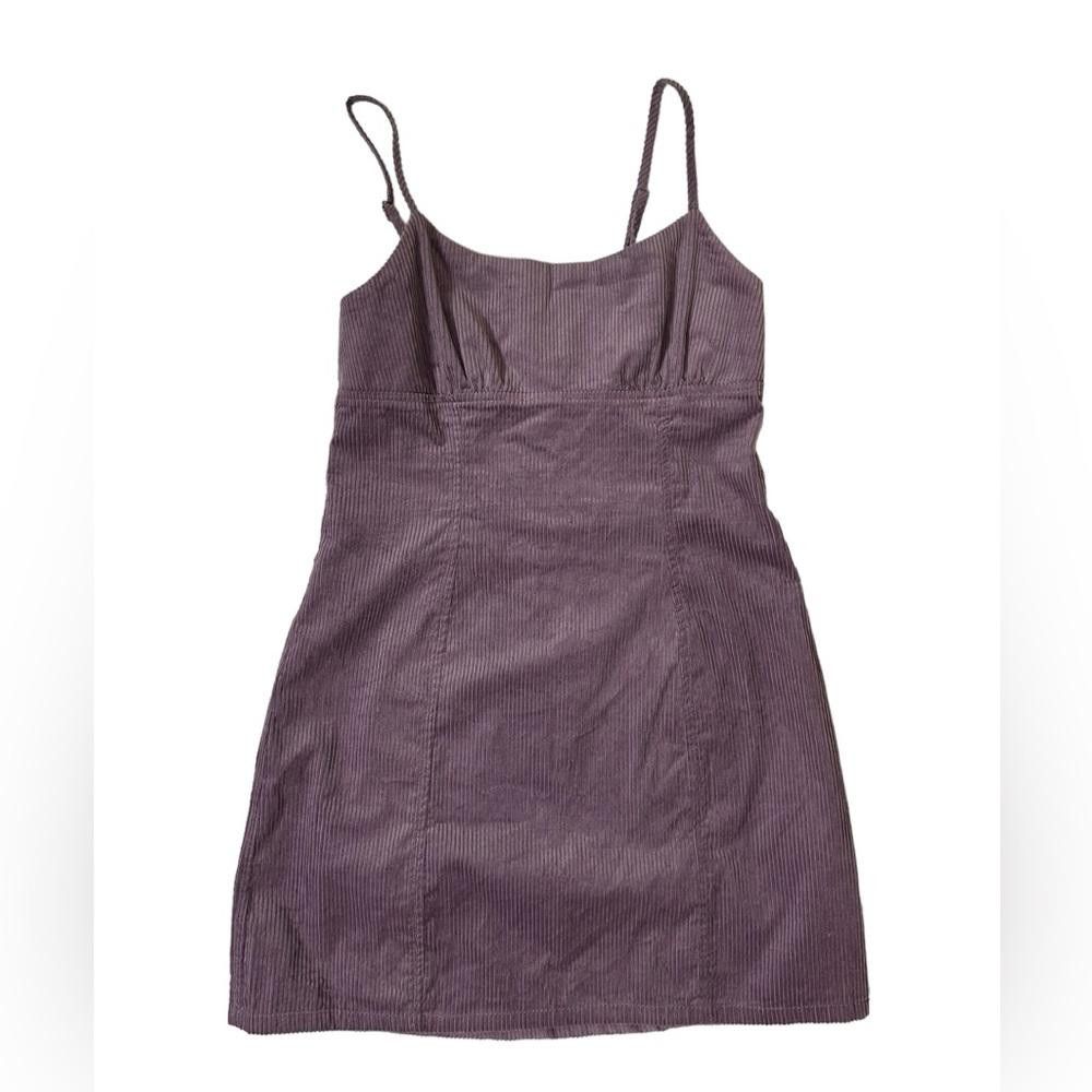 Designer Wild Fable l Lavender Corduroy Dress XS Size XS / US 0-2 / IT 36-38 - 2 Thumbnail