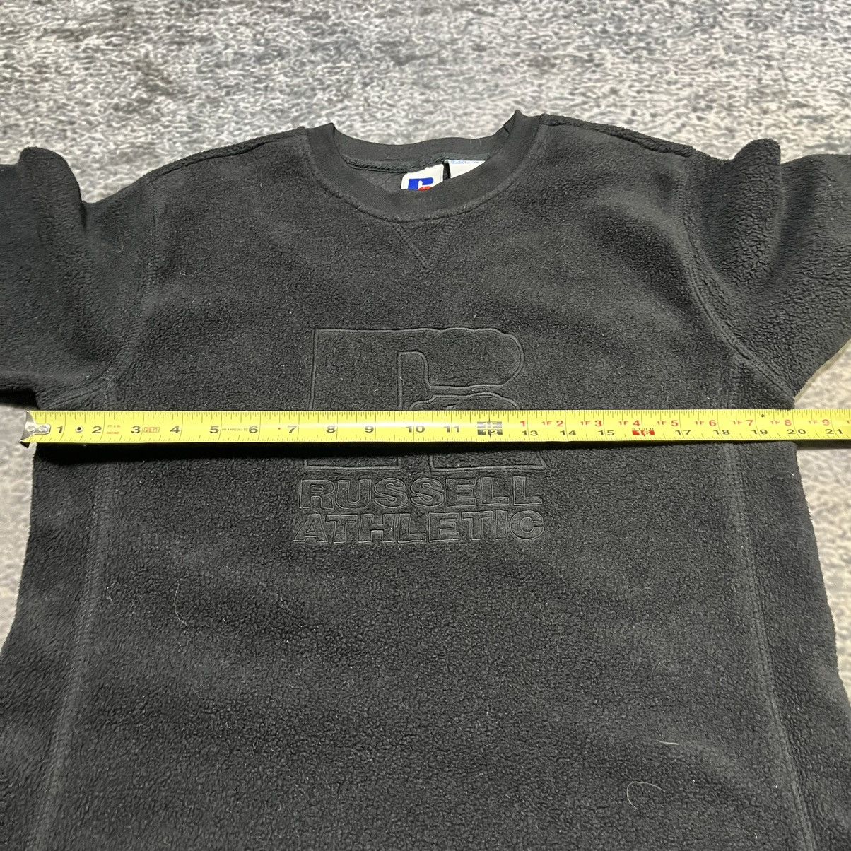 Russell Athletic Vintage Russell Athletic Black Fleece Sweater 90s Logo Size US S / EU 44-46 / 1 - 6 Thumbnail