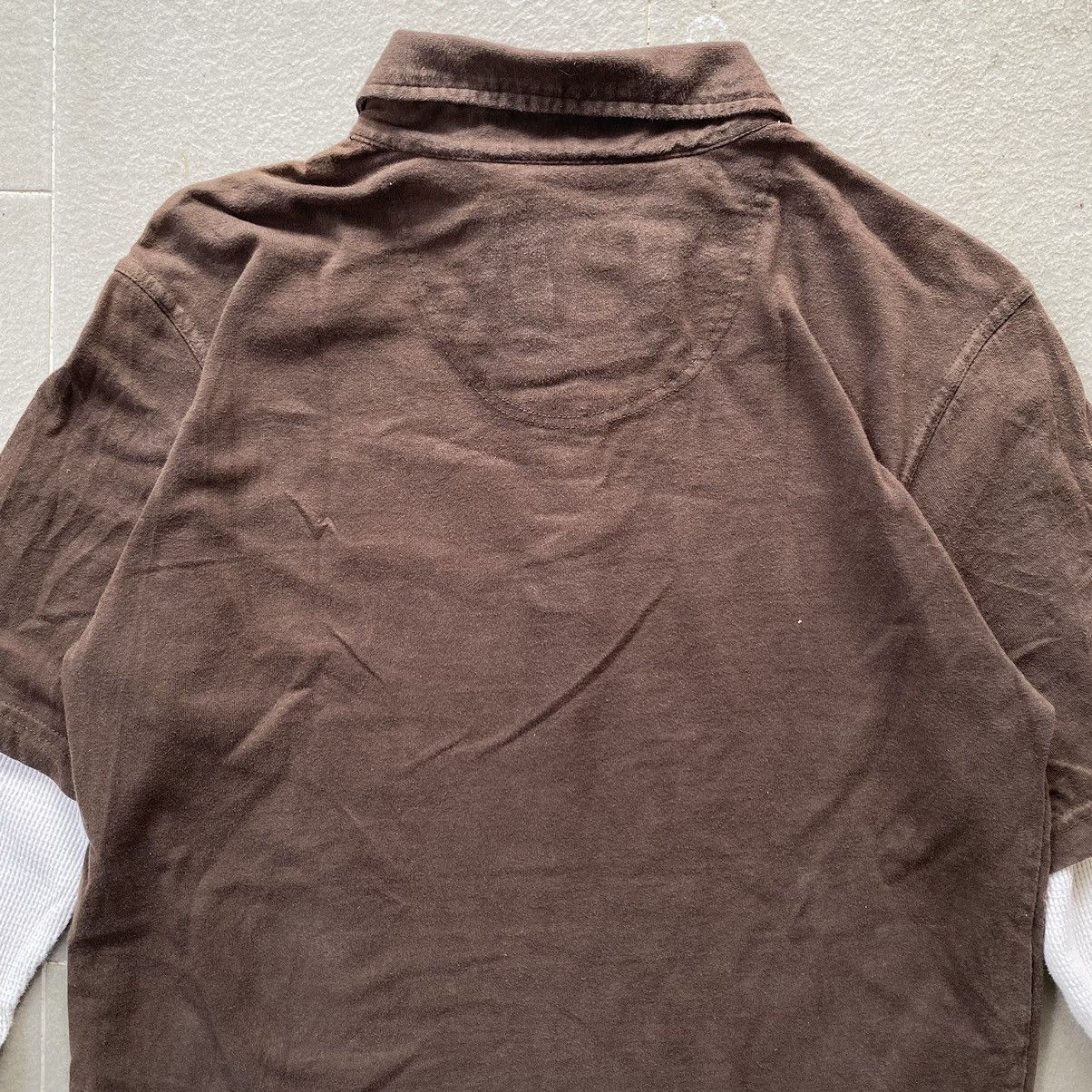 Billabong Billabong y2k collar double layer long sleeve shirt Size US S / EU 44-46 / 1 - 11 Thumbnail