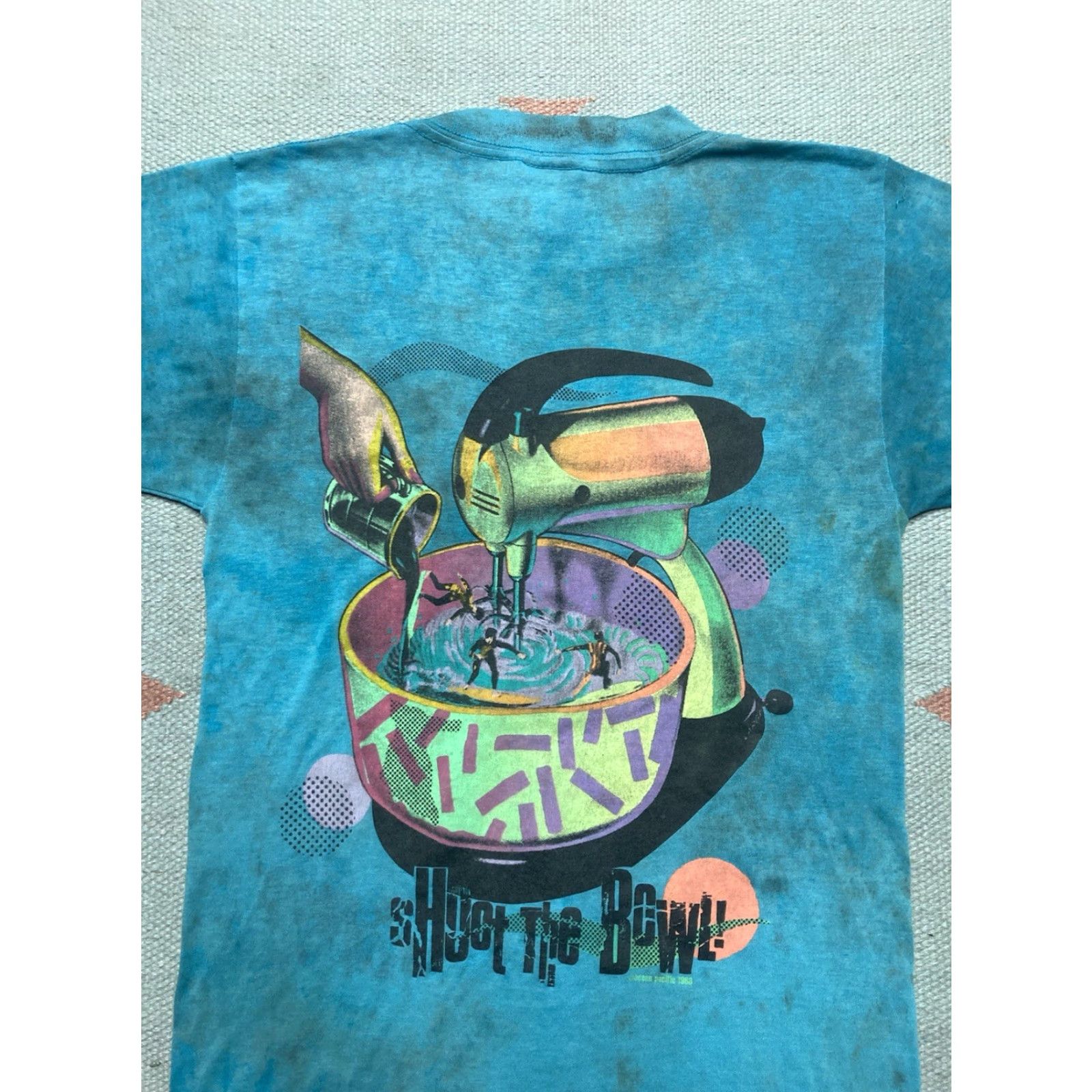 Ocean Pacific VINTAGE Ocean Pacific T-Shirt 80s Men XS Small Blue Shoot the Bowl Surf Stained Paper Thin Size US S / EU 44-46 / 1 - 3 Thumbnail