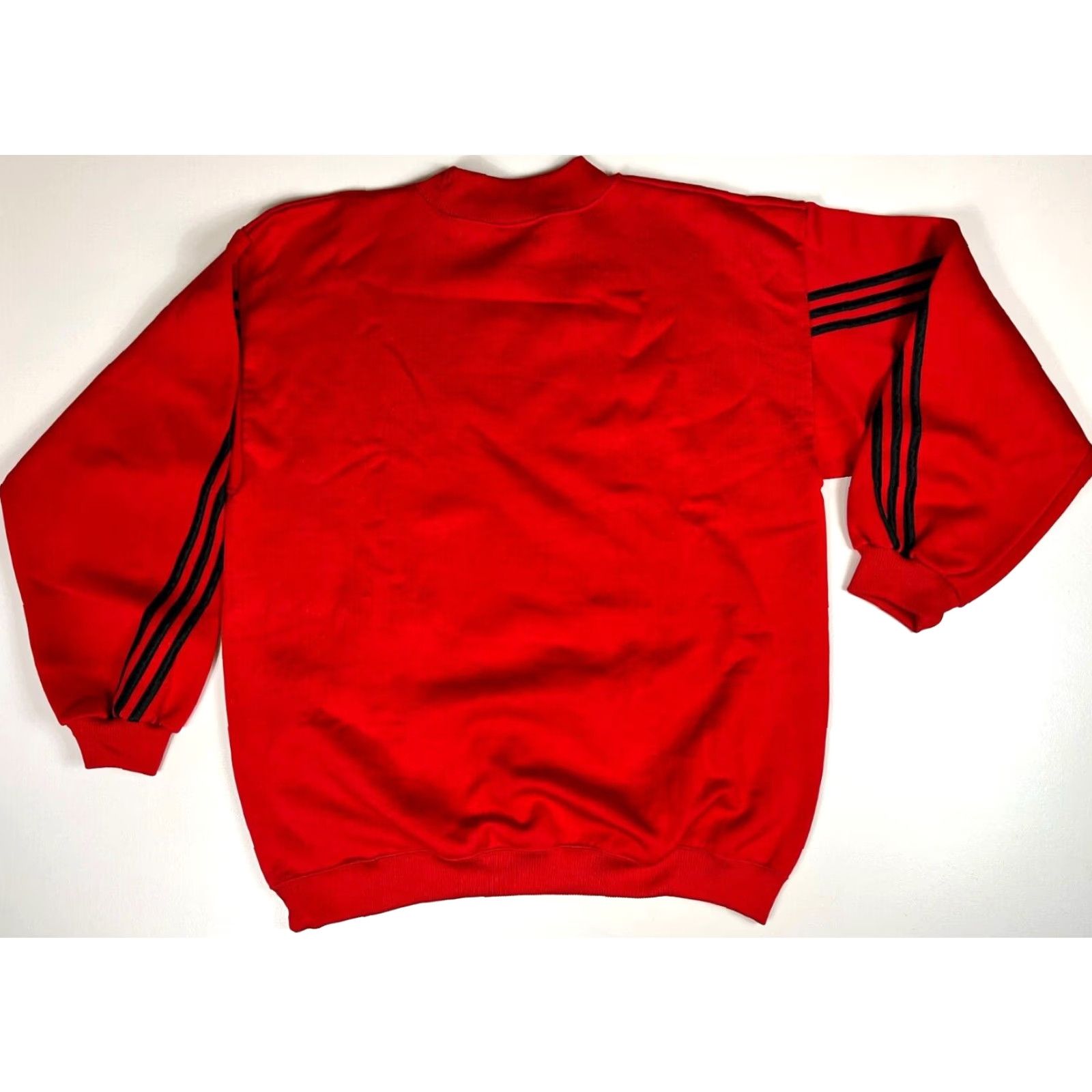Adidas VINTAGE adidas Sweatshirt Men’s 90s Crewneck Red L Long Sleeve Pullover Logo Embroidered Sweatshirt Size US L / EU 52-54 / 3 - 2 Thumbnail