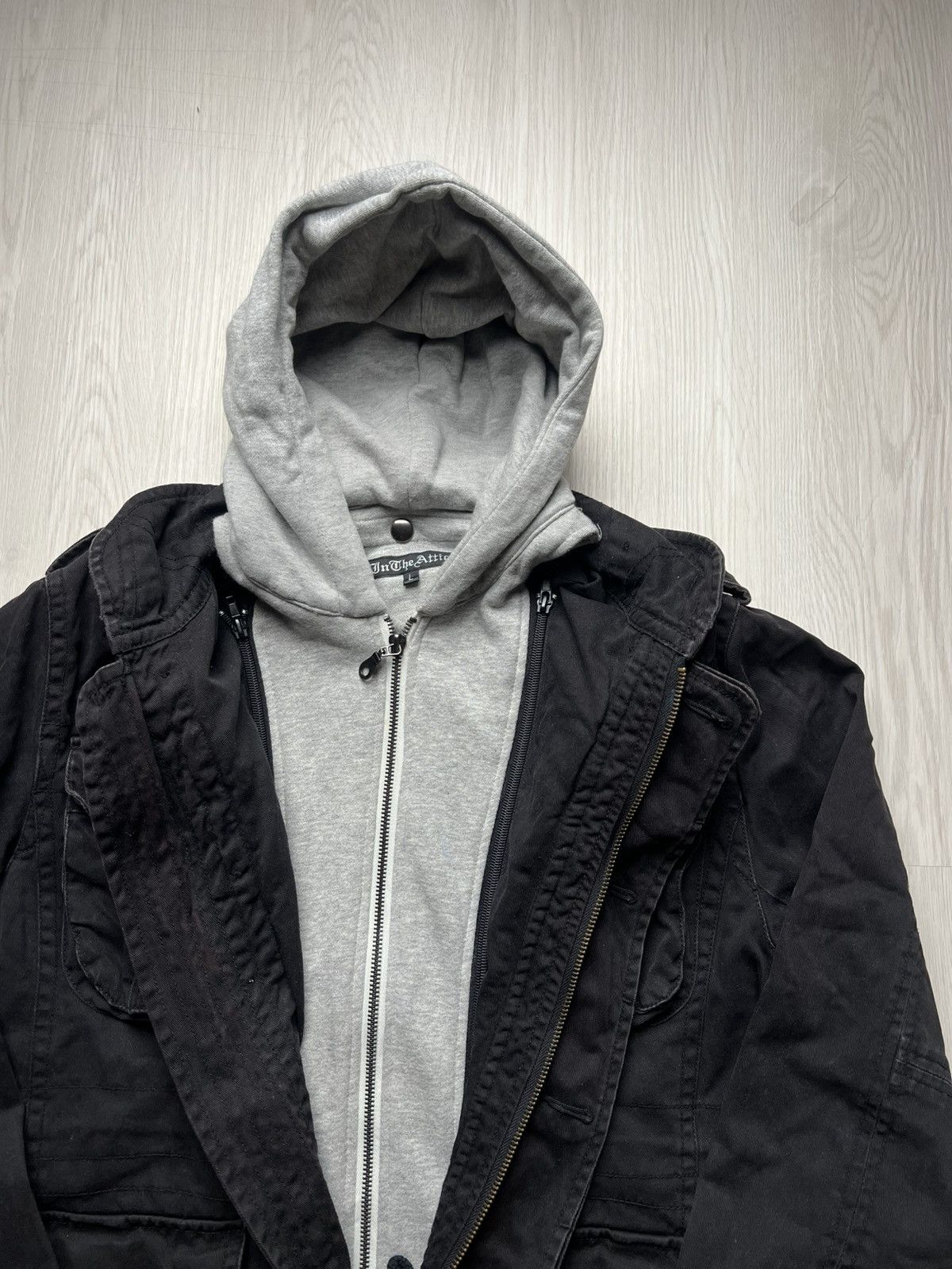 In The Attic In The Attic Hybrid Hoodie Cargos Jacket i6w9 lgb vkei style Size US L / EU 52-54 / 3 - 1 Thumbnail