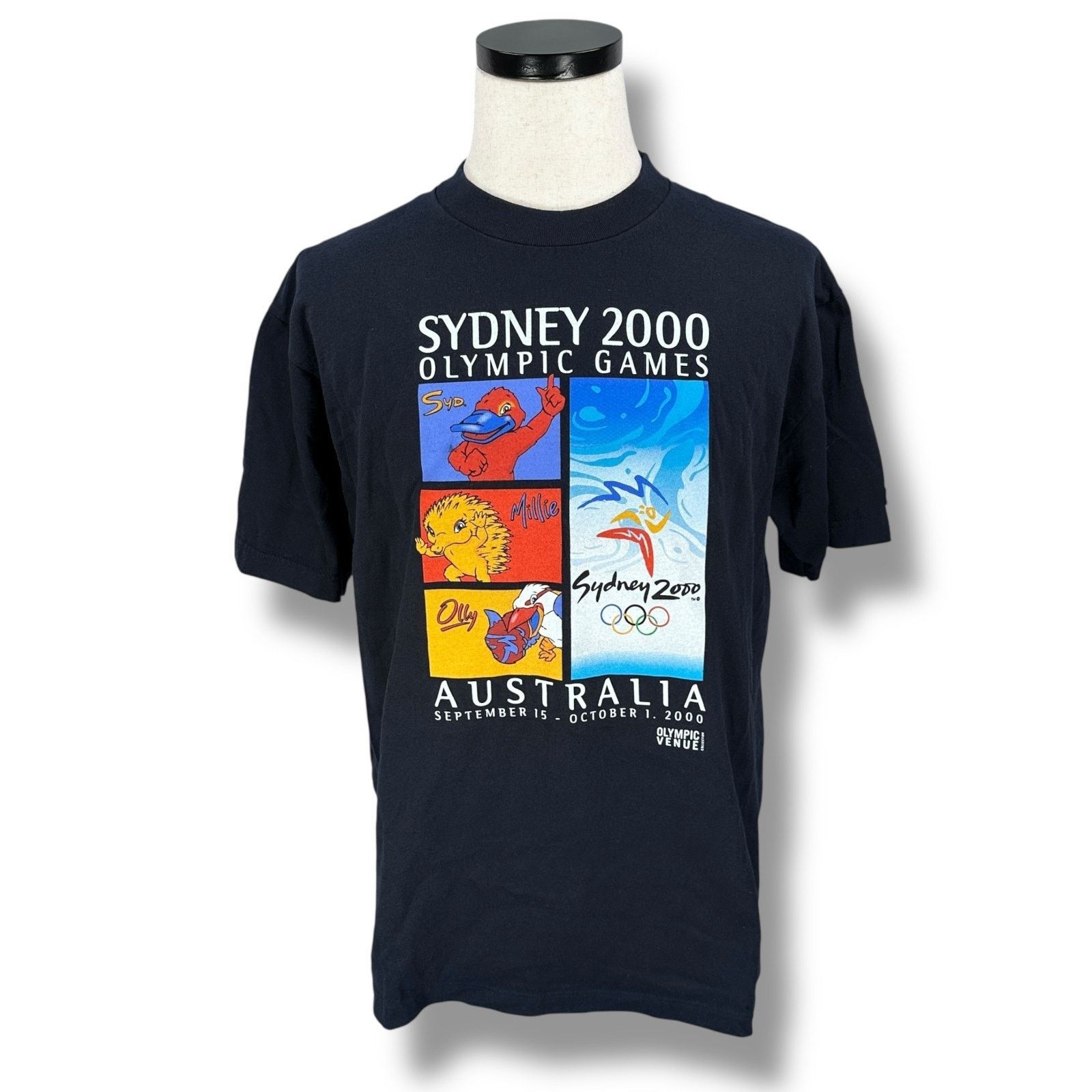 Other Vintage Bonds Sydney 2000 Olympics T-Shirt Mens Large Blue Size US L / EU 52-54 / 3 - 1 Thumbnail