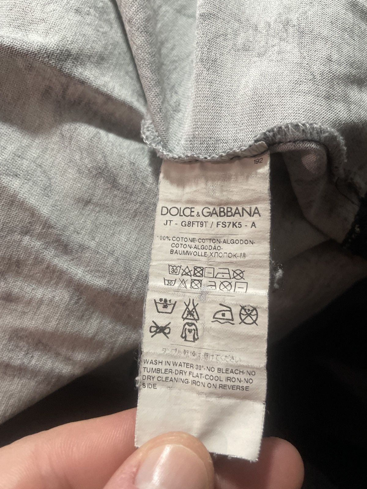 Dolce & Gabbana Dolce & Gabbana Over print t-shirt DG Size US M / EU 48-50 / 2 - 11 Thumbnail
