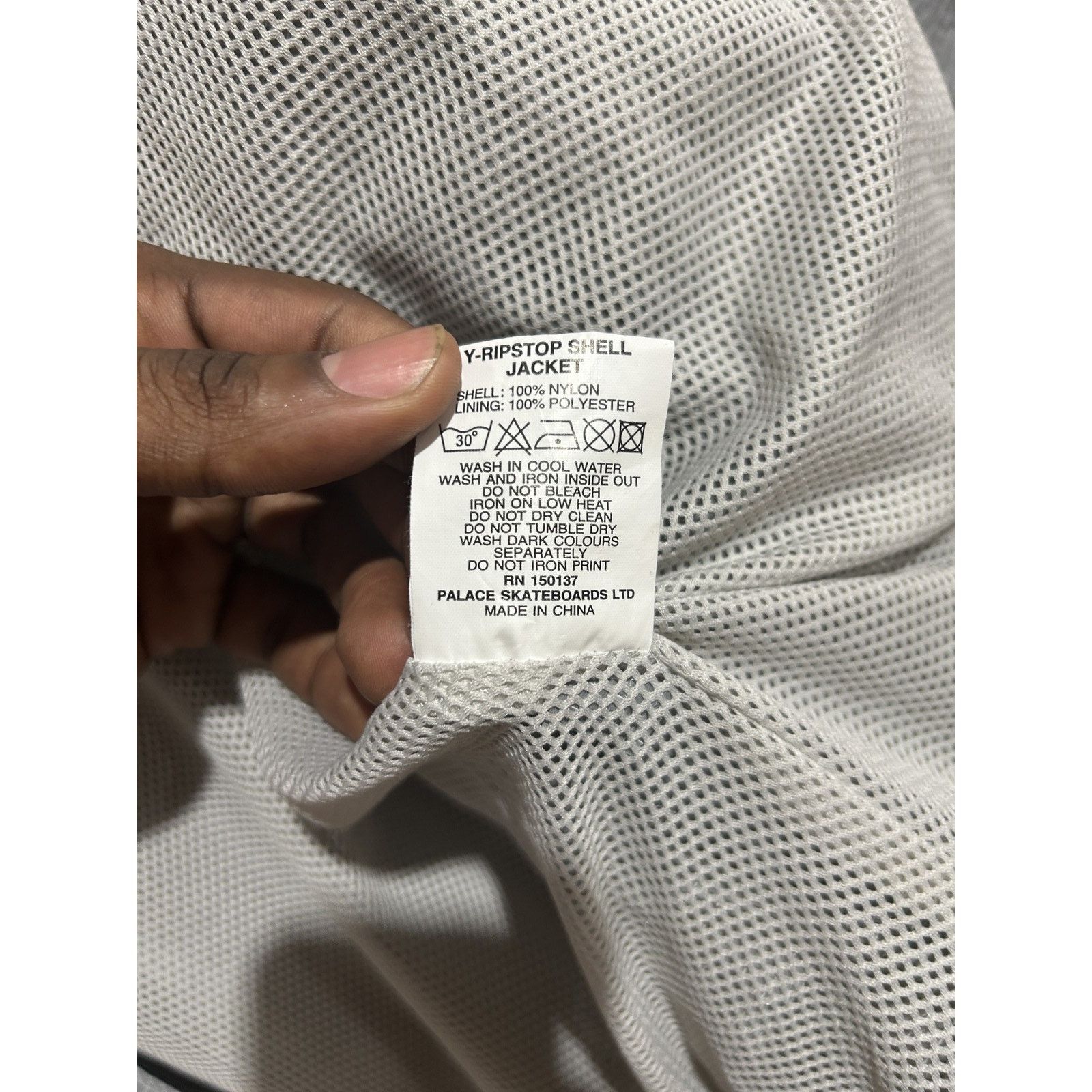 Palace PALACE Y-RIPSTOP STEEL GREY SHELL JACKET SIZE XL PREOWNED Size US XL / EU 56 / 4 - 3 Thumbnail