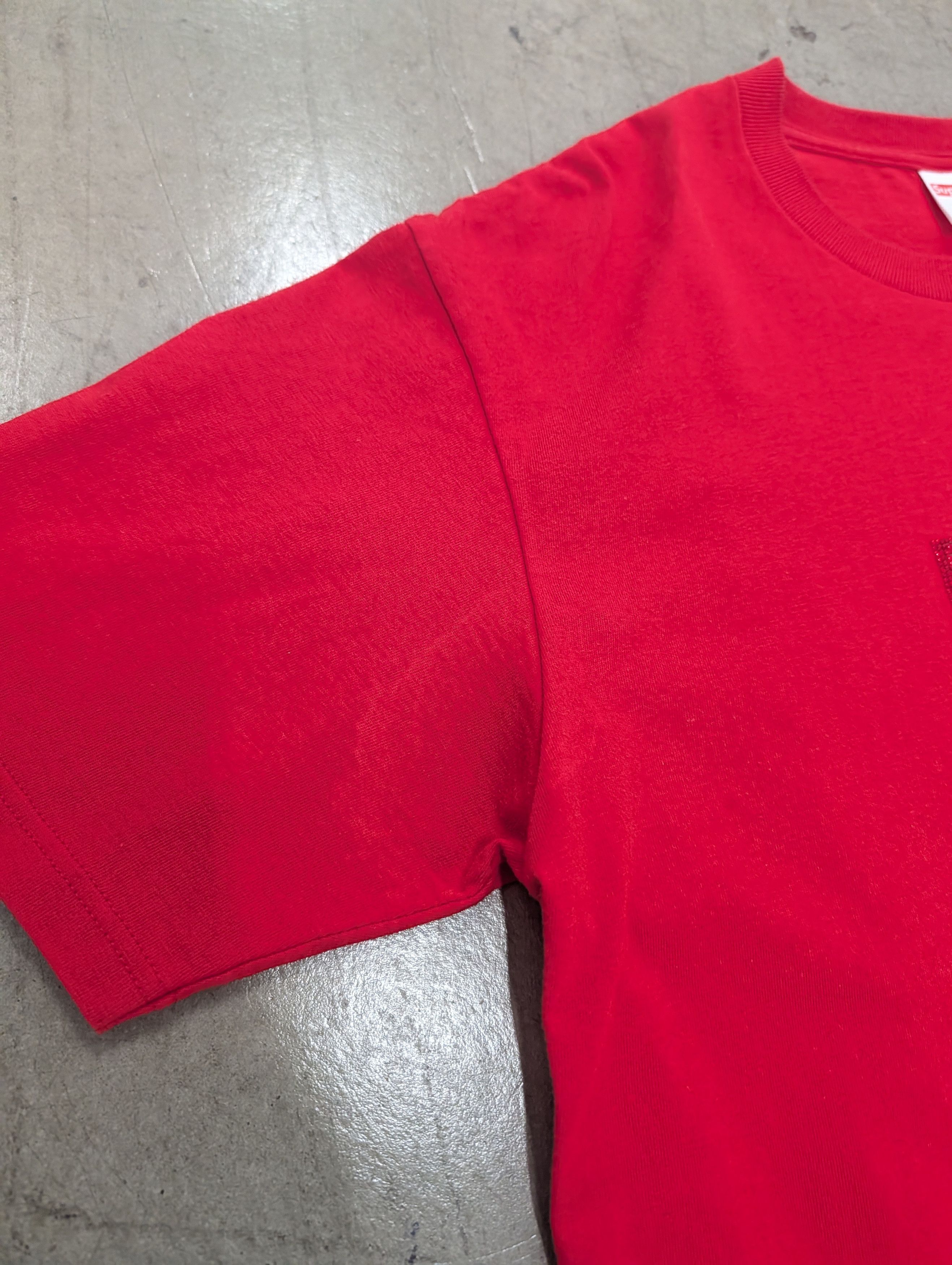 Supreme Supreme x Swarovski 25th Anniversary Box Logo Tee Red Size M Size US M / EU 48-50 / 2 - 5 Thumbnail