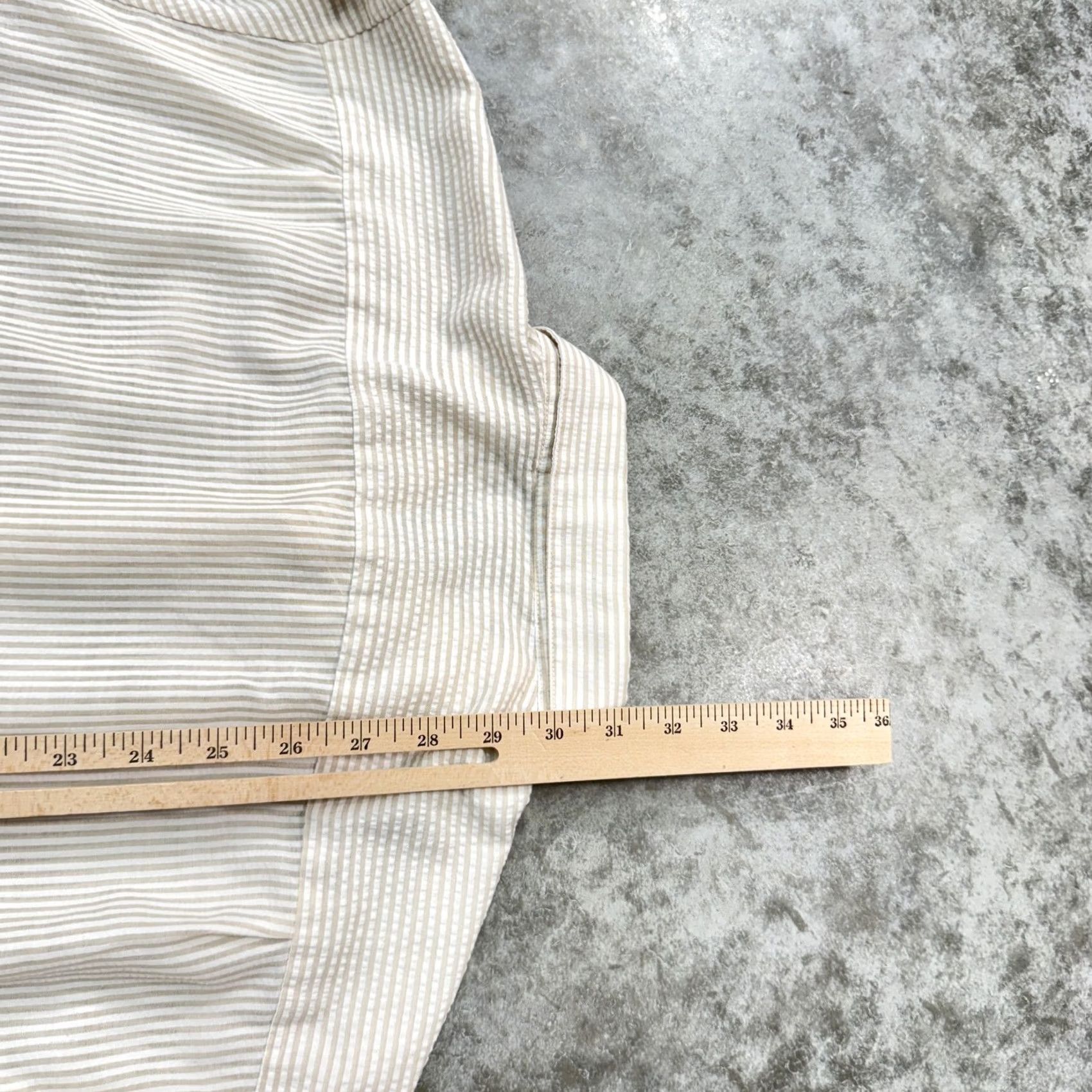 Levi's VINTAGE Levis Shirt Mens XL Beige White Striped Button-Down Cowboy Embroidered Western Size US XL / EU 56 / 4 - 8 Thumbnail