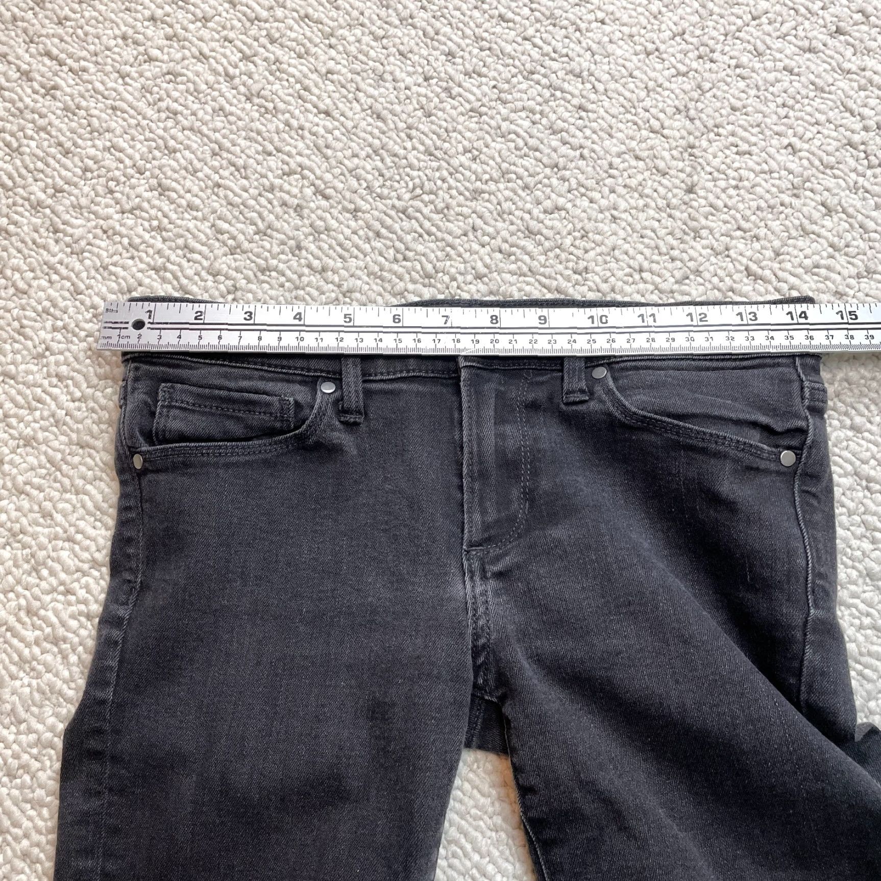Banana Republic Banana Republic Jeans Womens 26 Black Skinny 29x29 Denim 5-Pocket Solid Size 29" - 5 Thumbnail