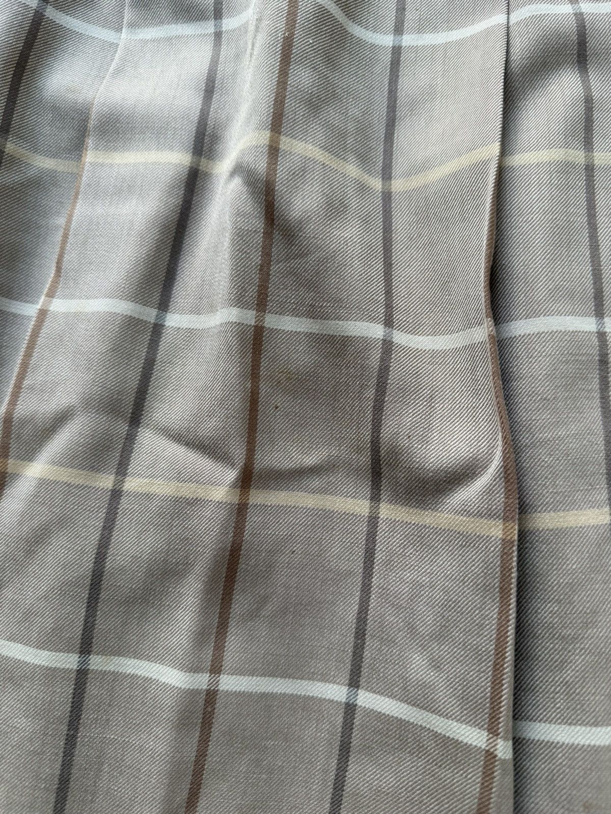 Burberry 1990's Burberry Check Long Pleated Skirt Size 26" / US 2 / IT 38 - 5 Thumbnail